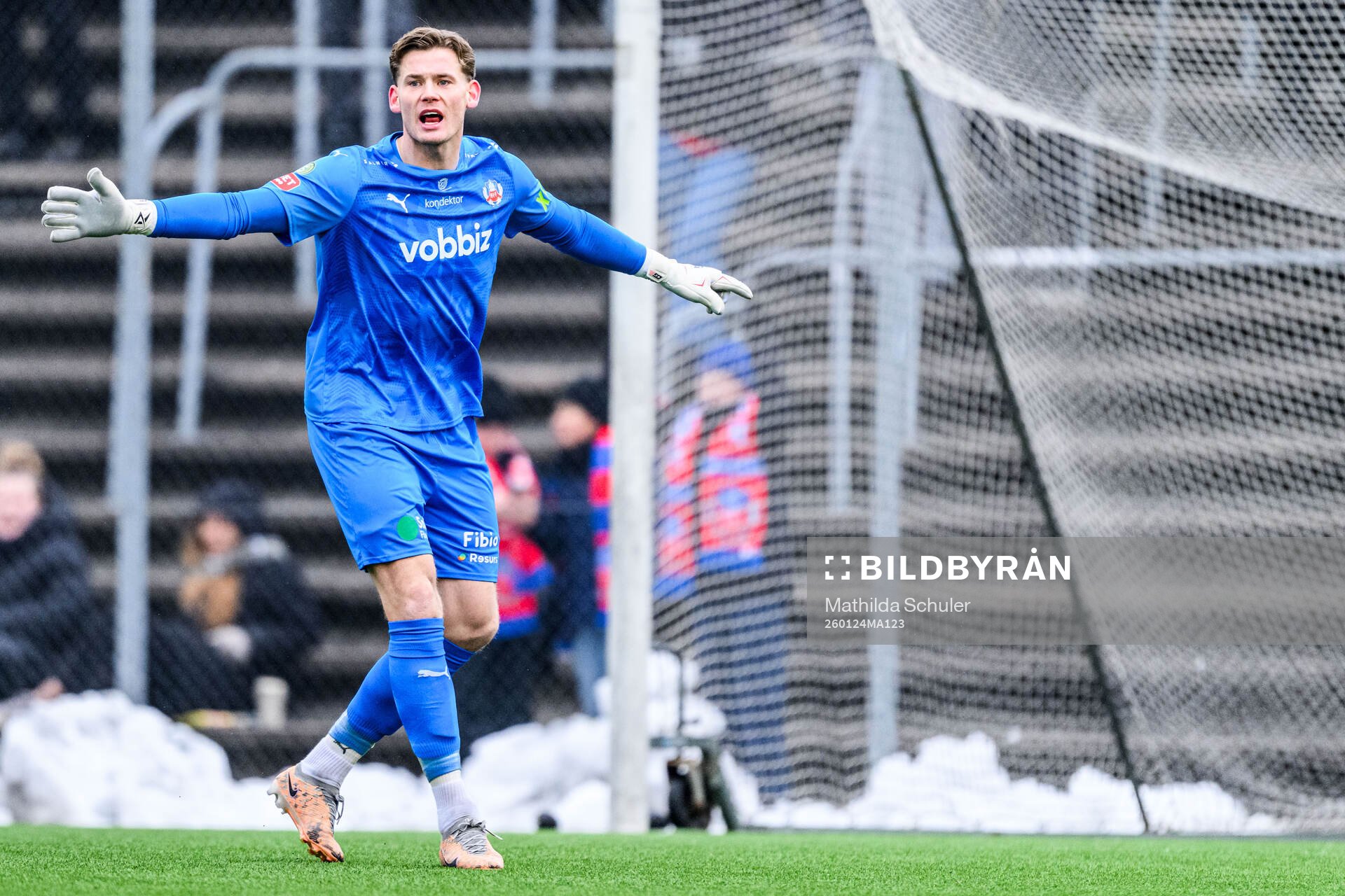 Helsingborgs målvakt Johan Brattberg
