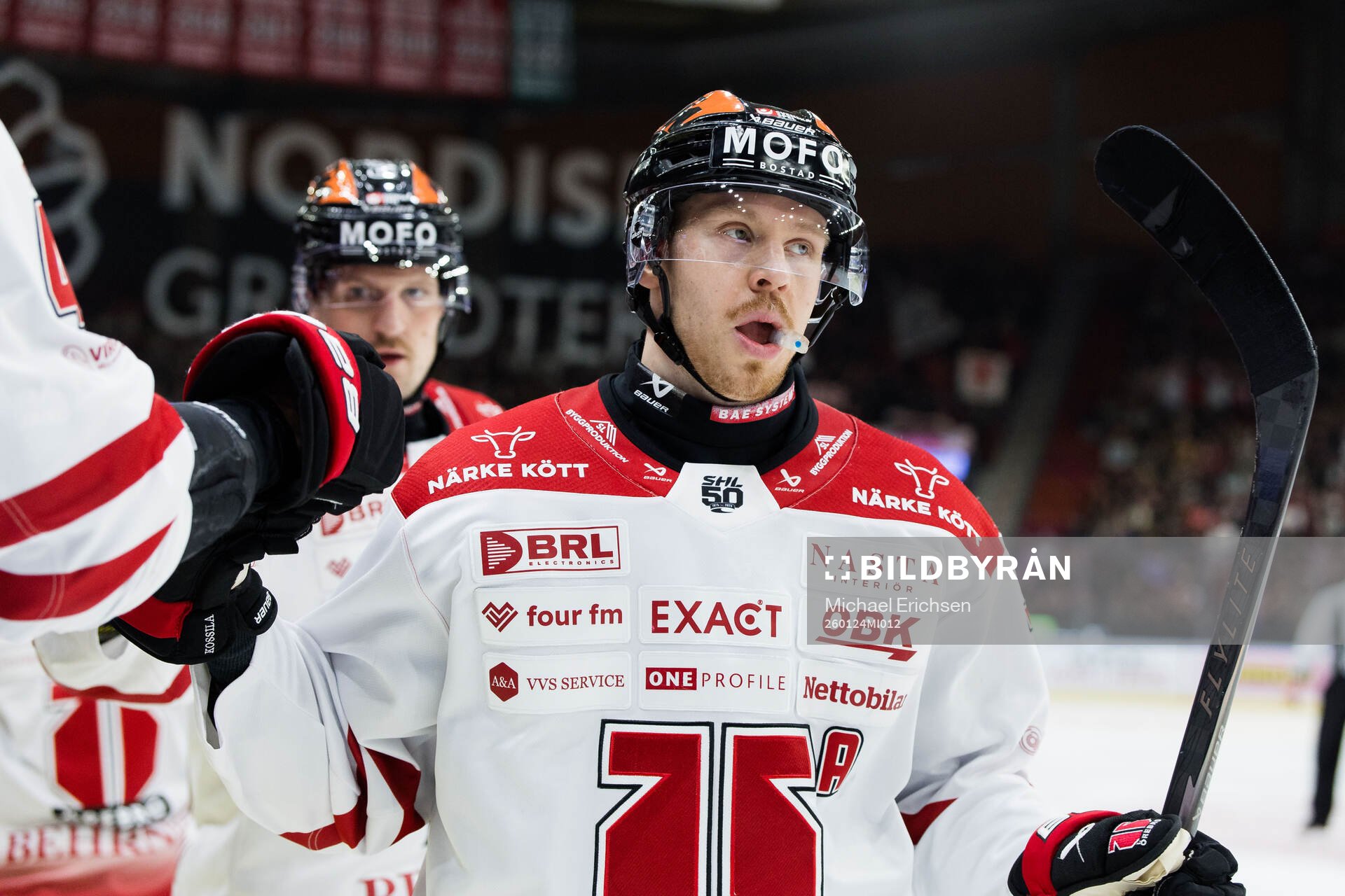 Örebros Kalle Kossila jublar