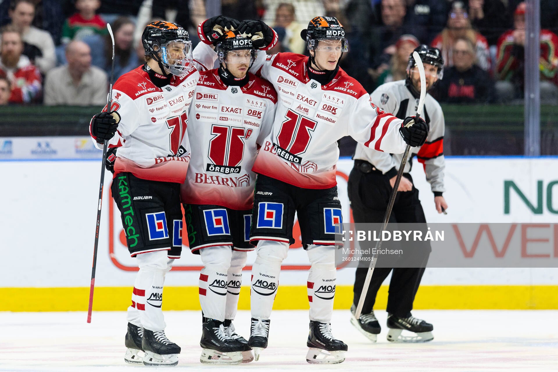 Örebros Kalle Kossila jublar