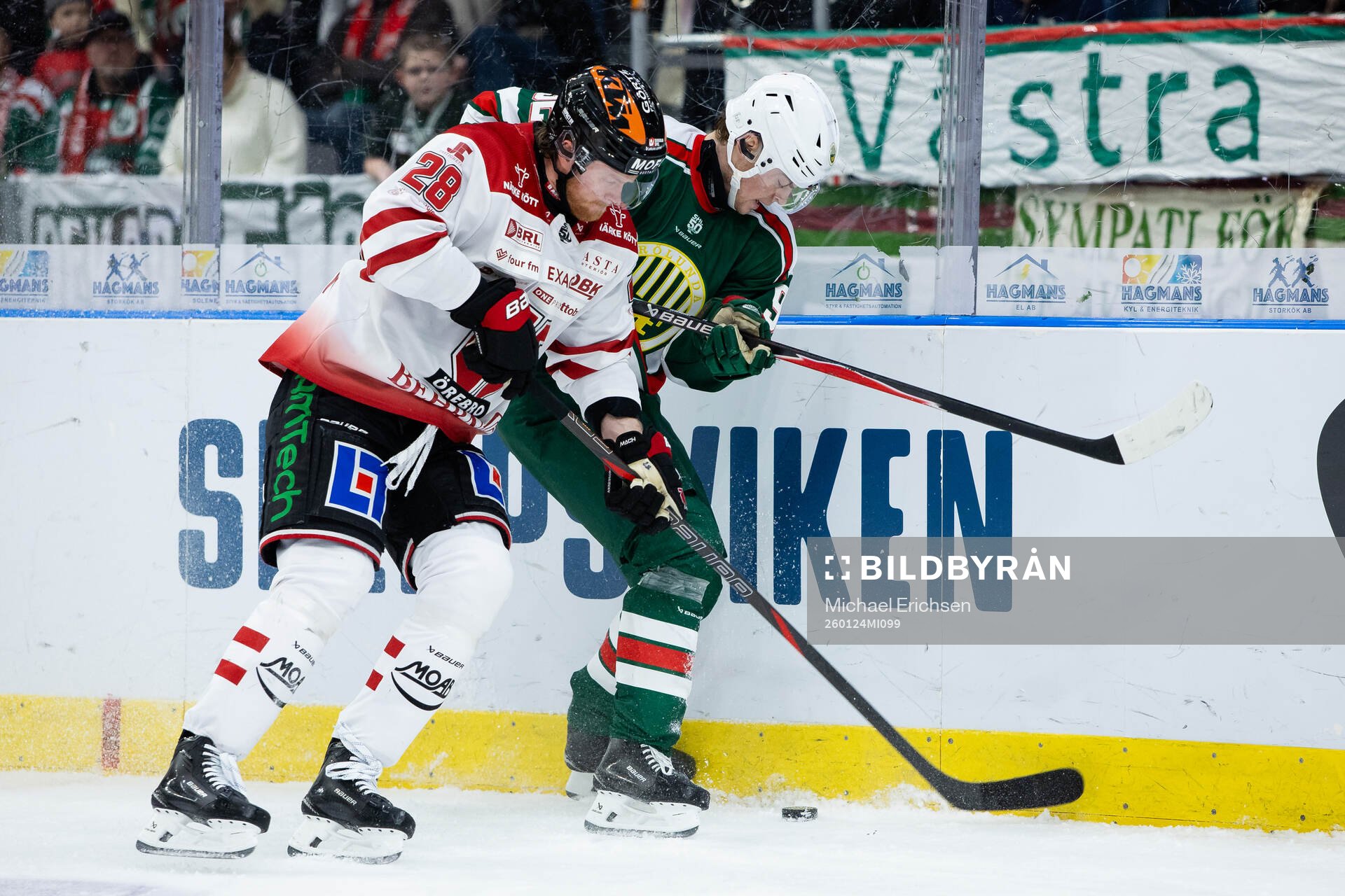 Örebros Linus Arnesson och Frölundas Filip Cederqvist