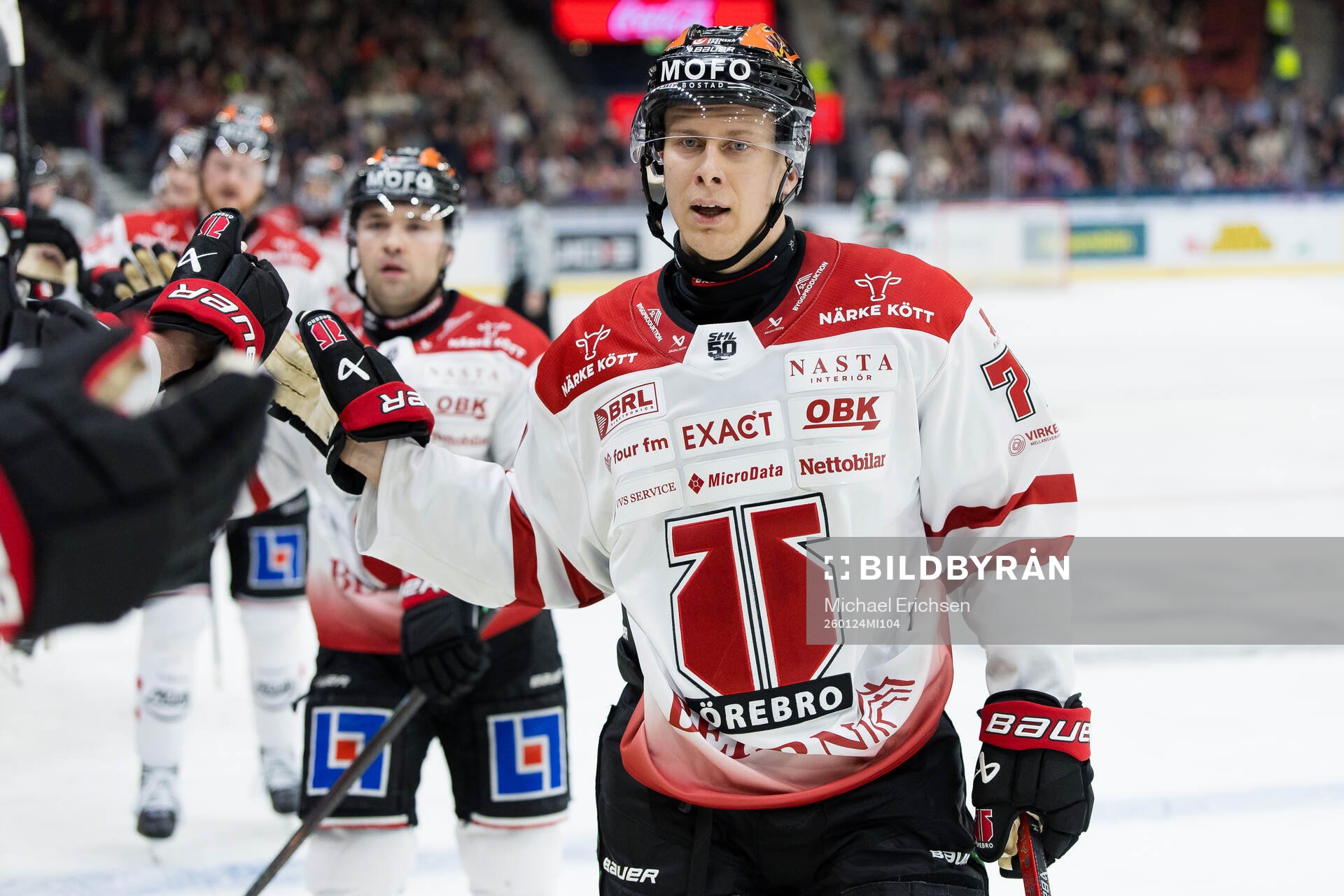 Örebros Jesse Ylönen jublar