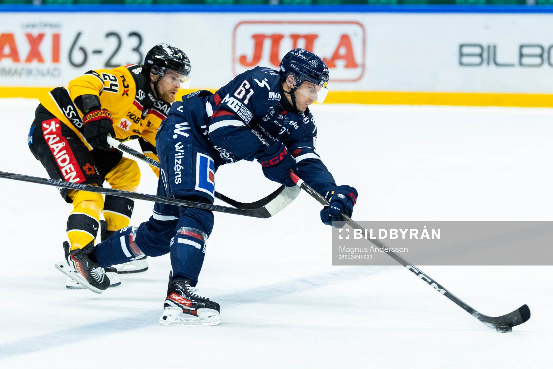 Luleås Brendan Shinnimin och Linköpings Markus Ljungh