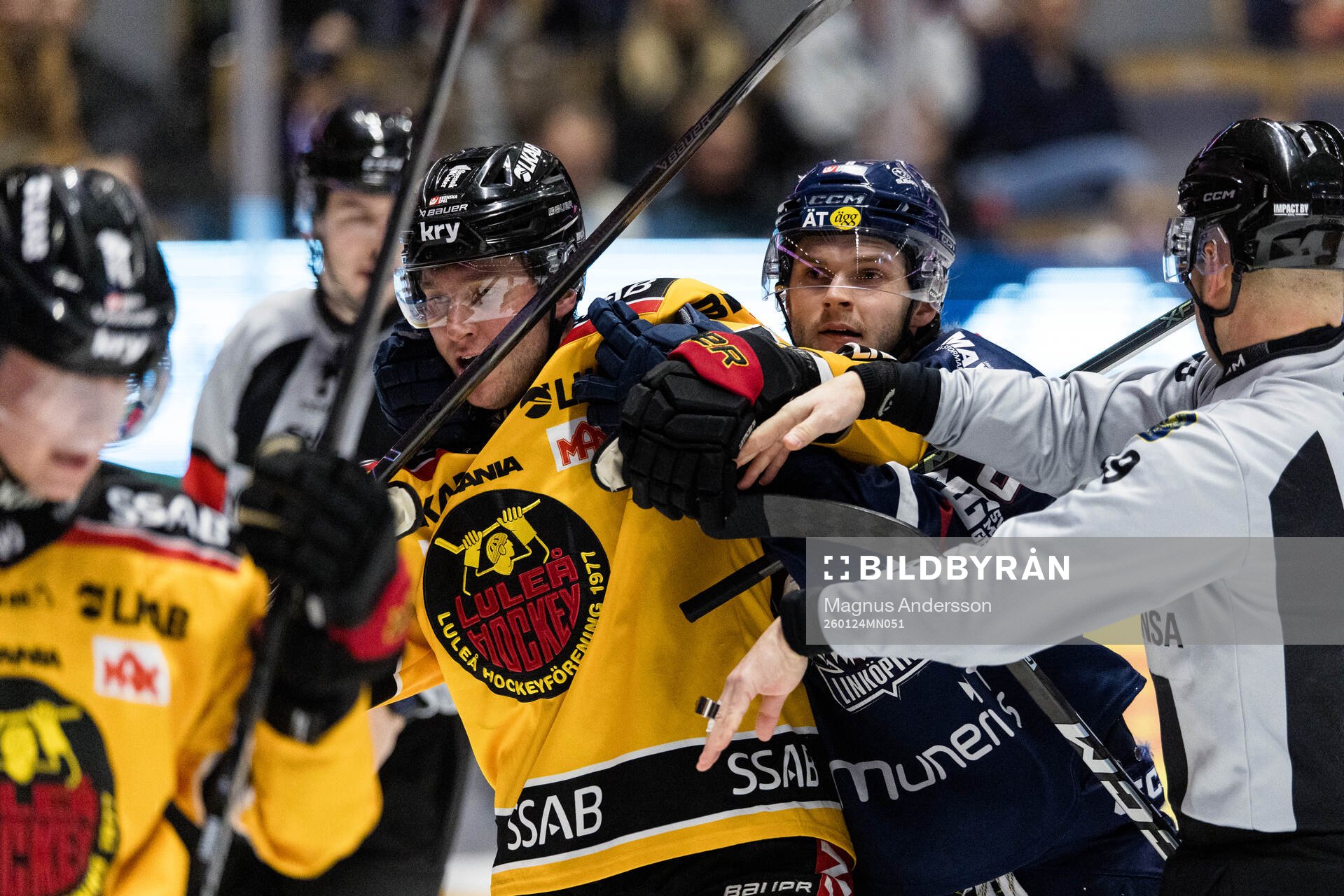 Luleås Anton Levtchi och Linköpings Jonathan Myrenberg