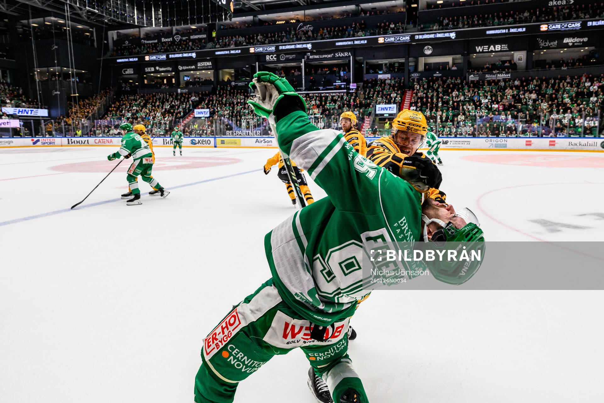 Skellefteås Mikkel Aagaard och Rögles Mark Friedman