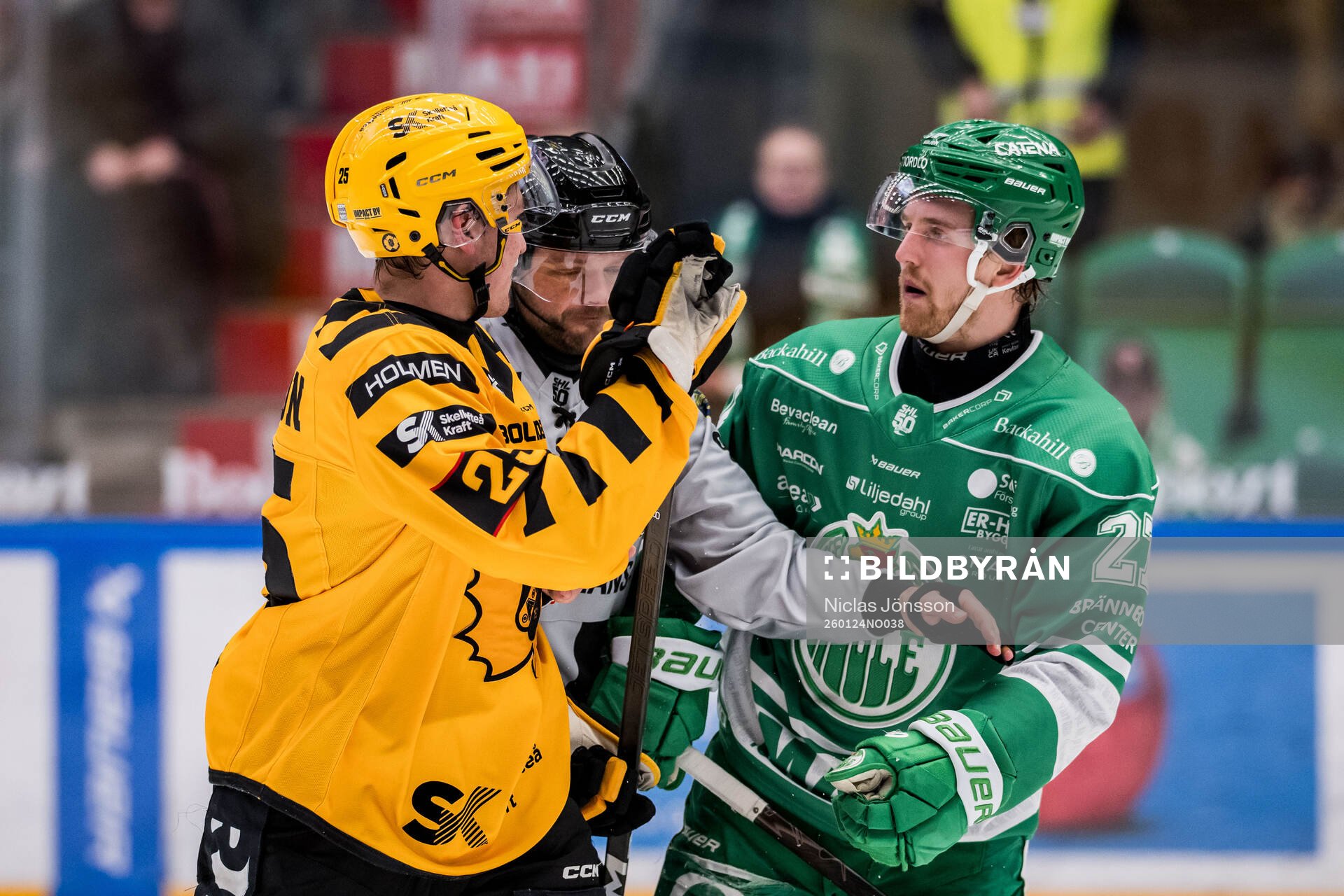 Skellefteås Pontus Johansson och Rögles Linus Sjödin