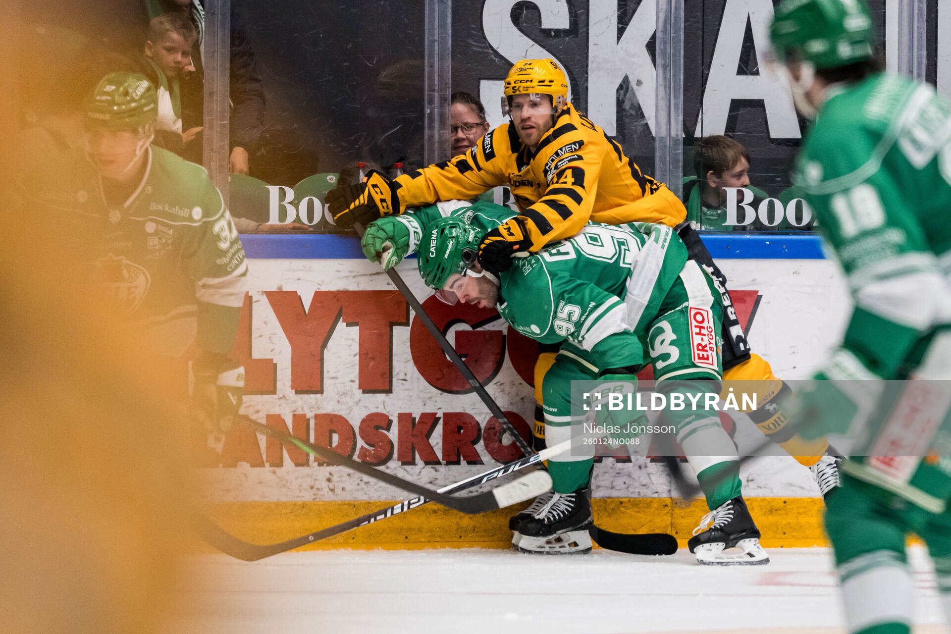 Rögles Mark Friedman och Skellefteås Andreas Johnson