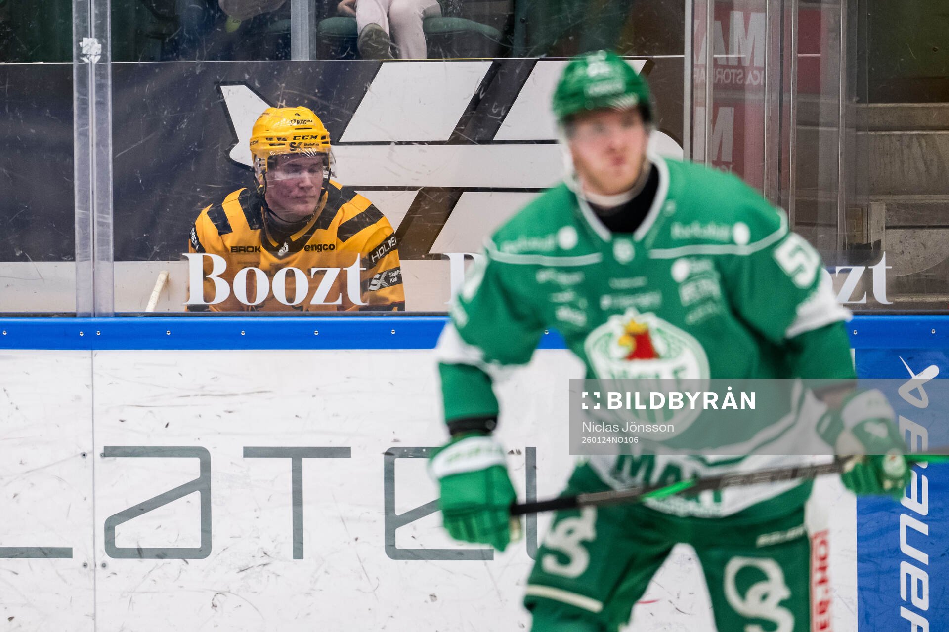 Skellefteås Rasmus Bergqvist är utvisad