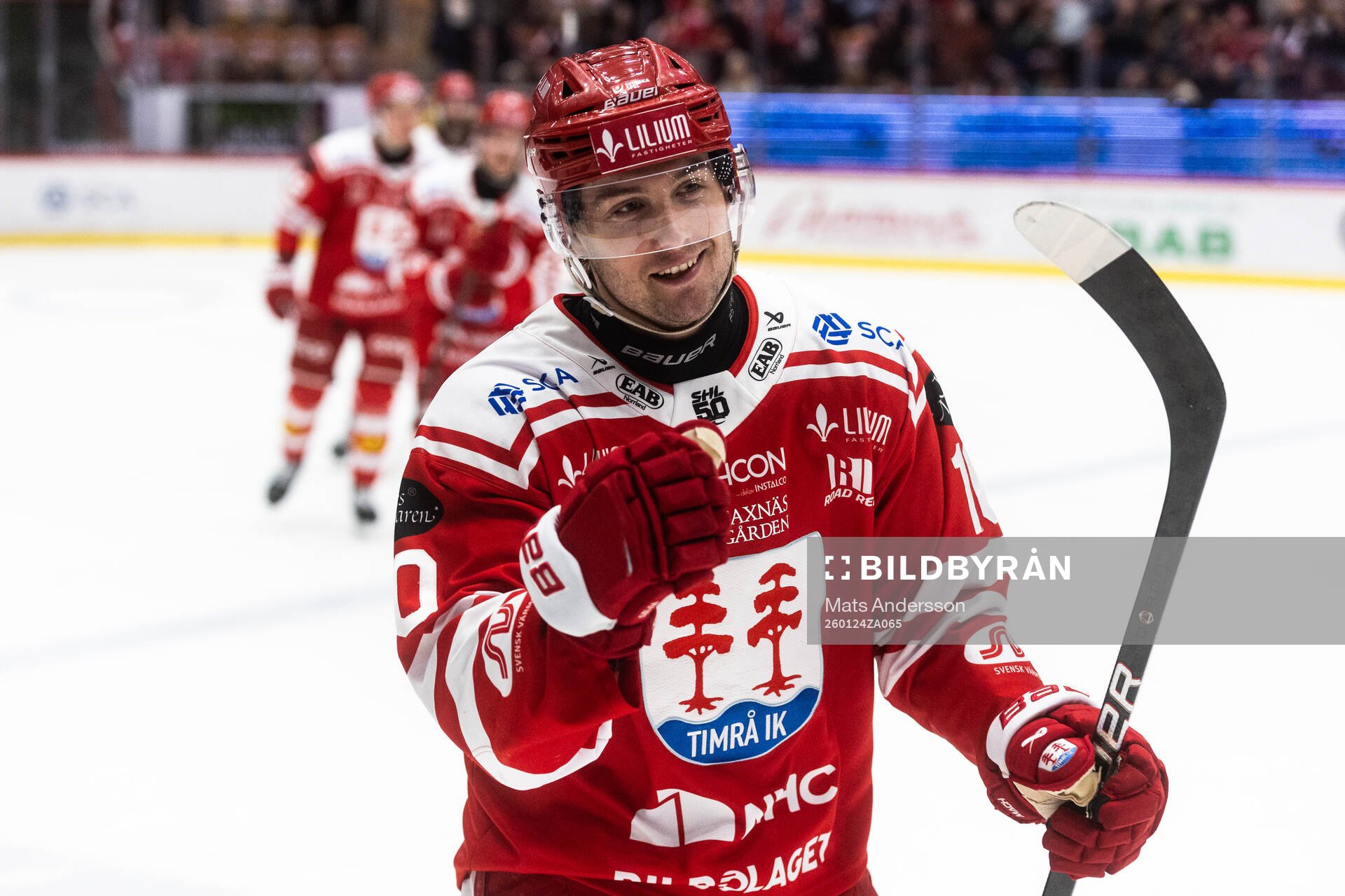 Timrås David Lilja jublar