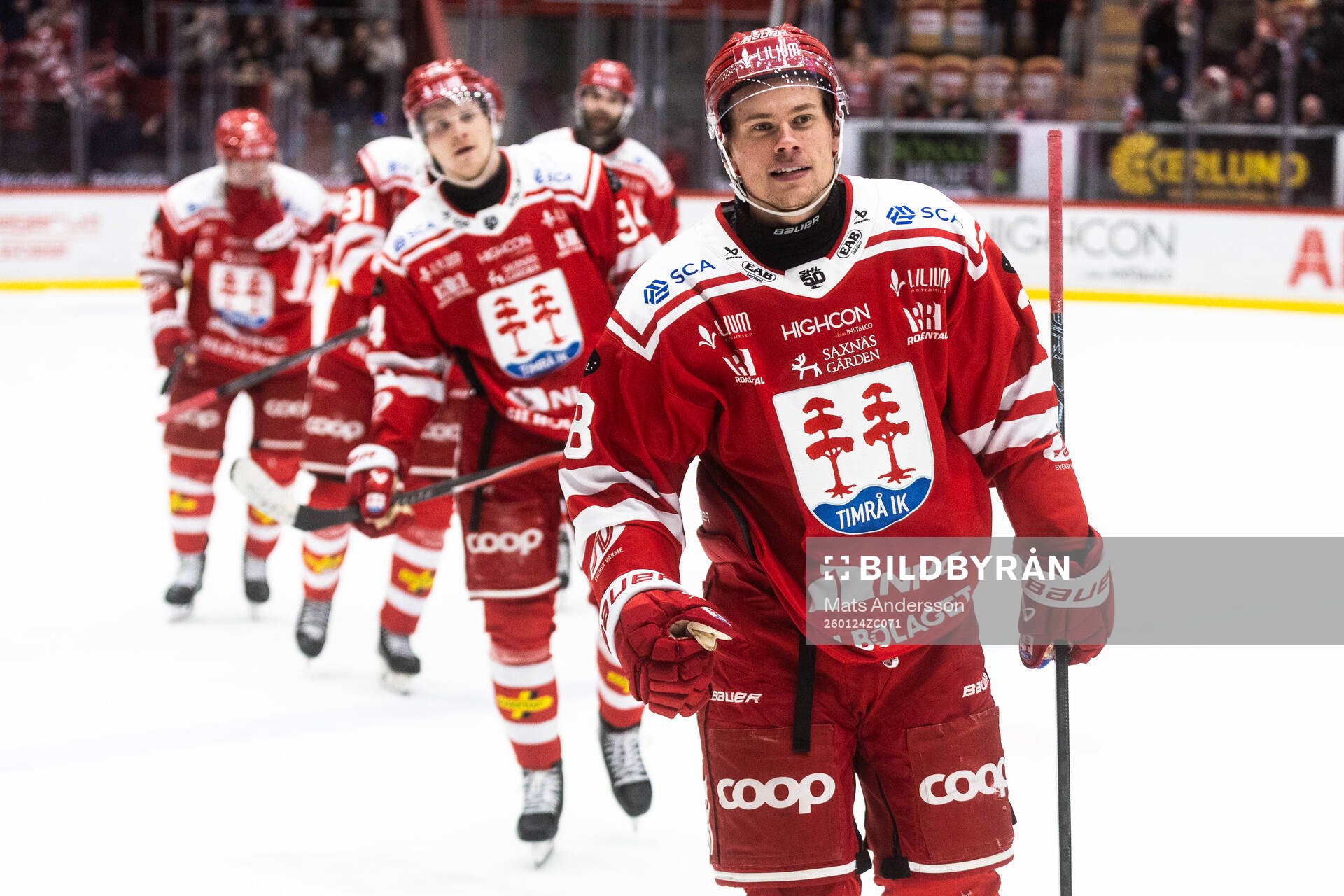 Timrås Albin Sundin jublar