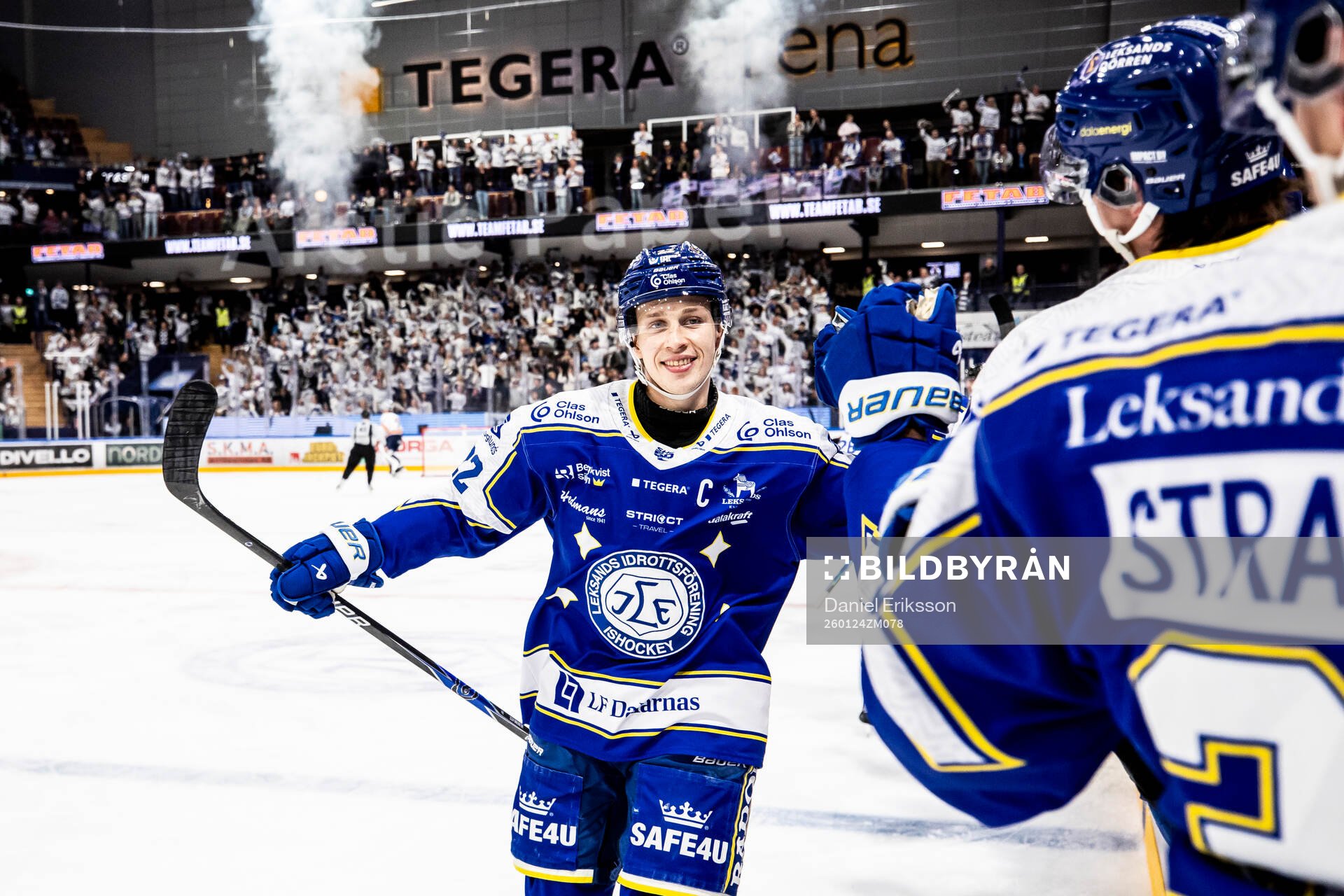 Leksands Lukas Vejdemo jubel