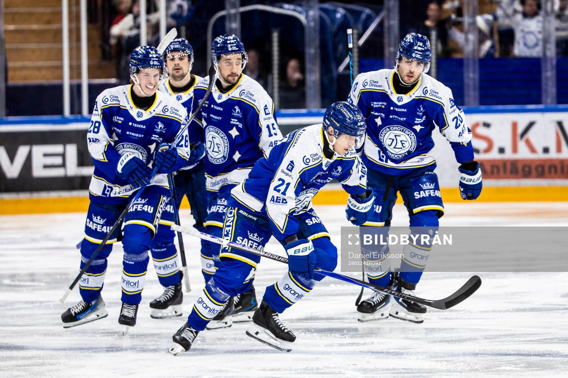 Leksands Joonas Lyytinen jubel