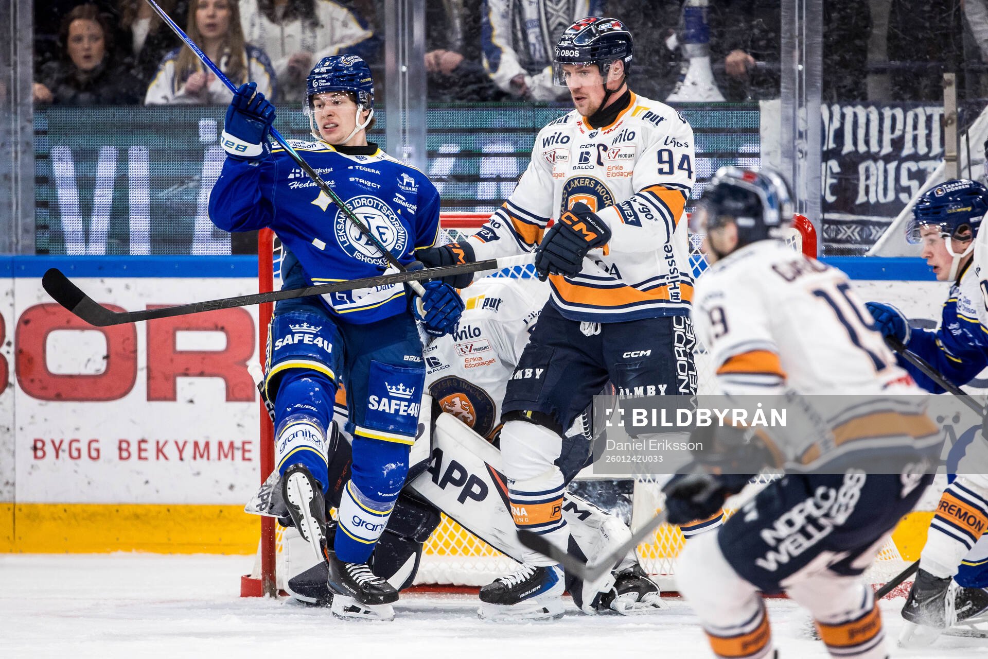 Leksands Andro Kaderli och Växjös Joel Persson
