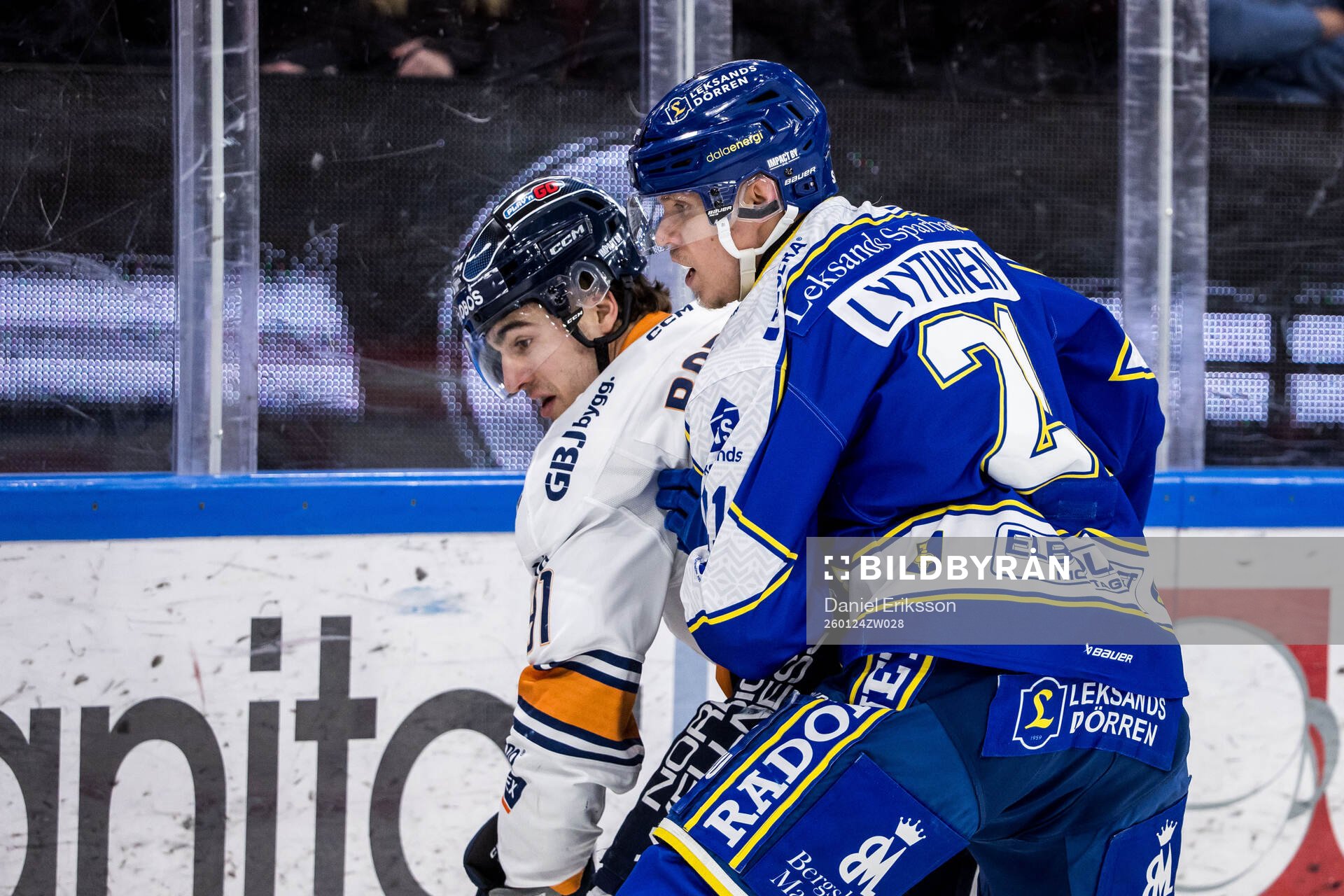 Växjös Felix Robert och Leksands Joonas Lyytinen