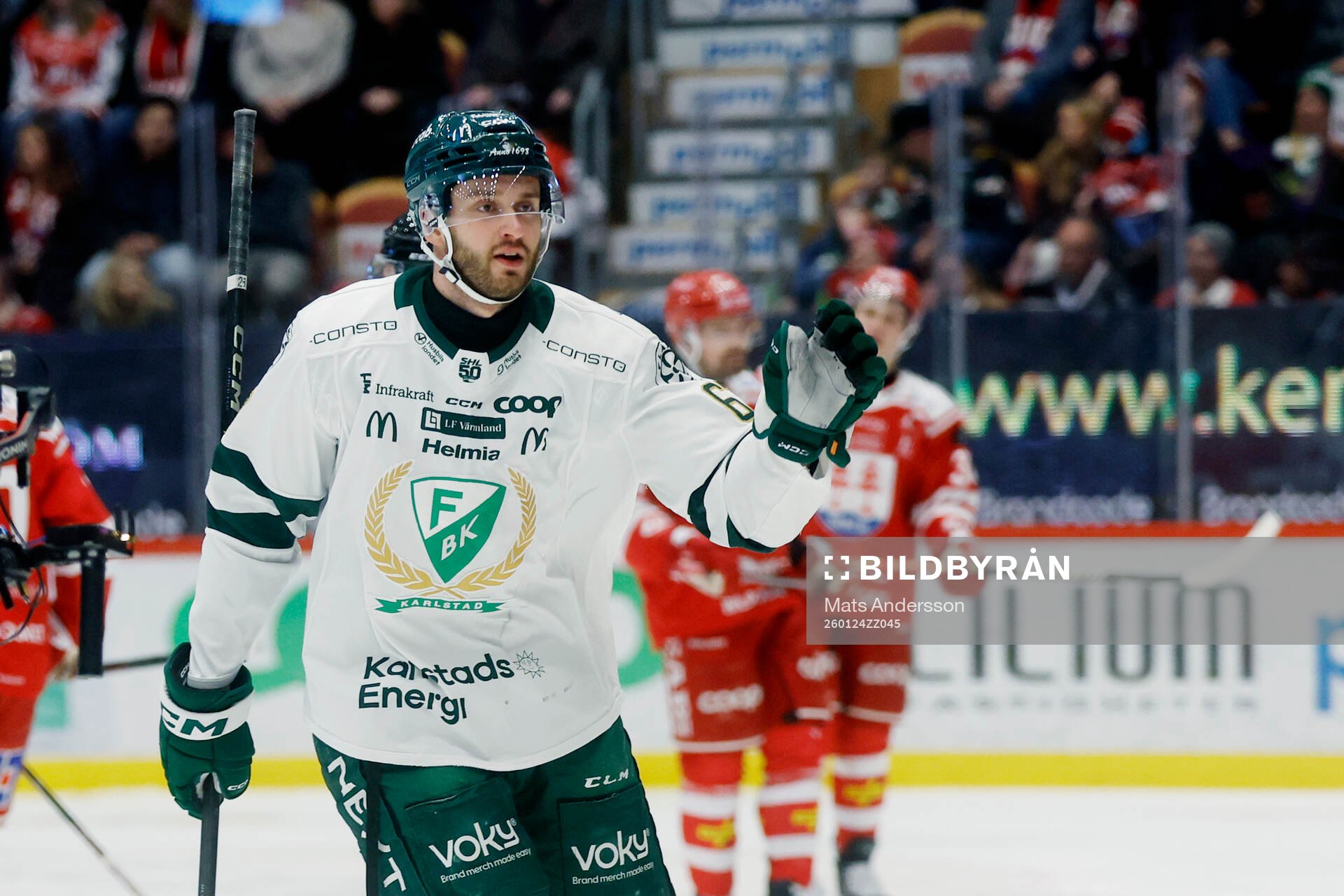 Färjestads Radim Zohorna jublar
