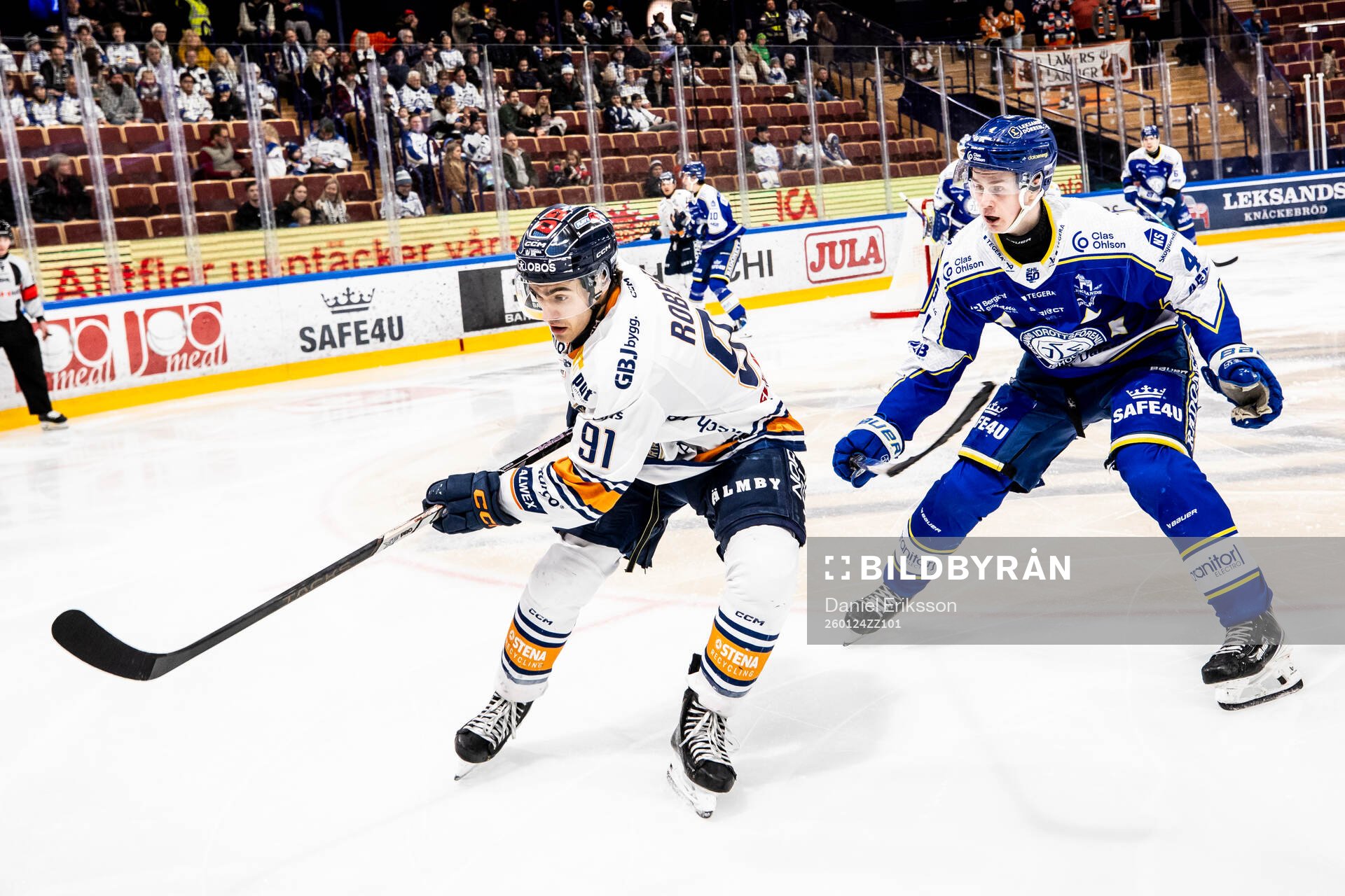 Växjös Felix Robert och Leksands Tinus Luc Koblar