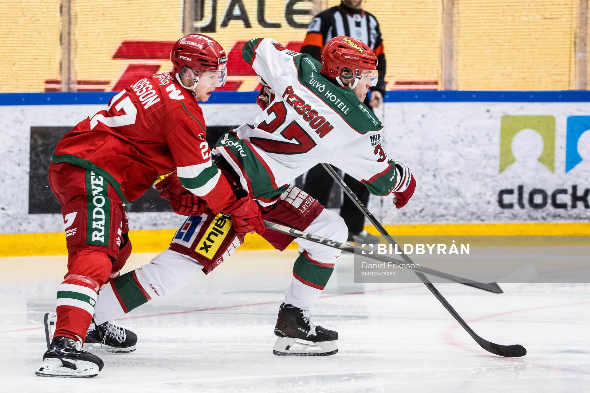 Moras Hampus Larsson och Modos Viktor Persson