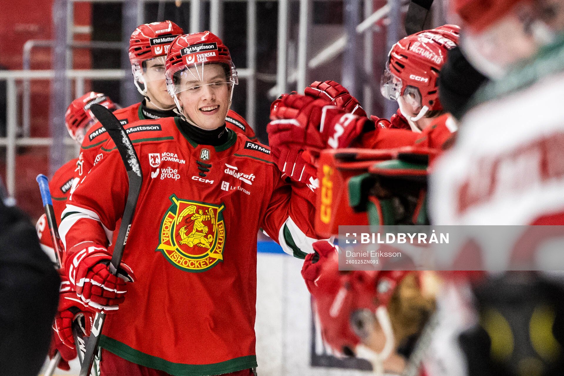Moras Anton Olsson och Victor Engebråten Kopperstad jublar