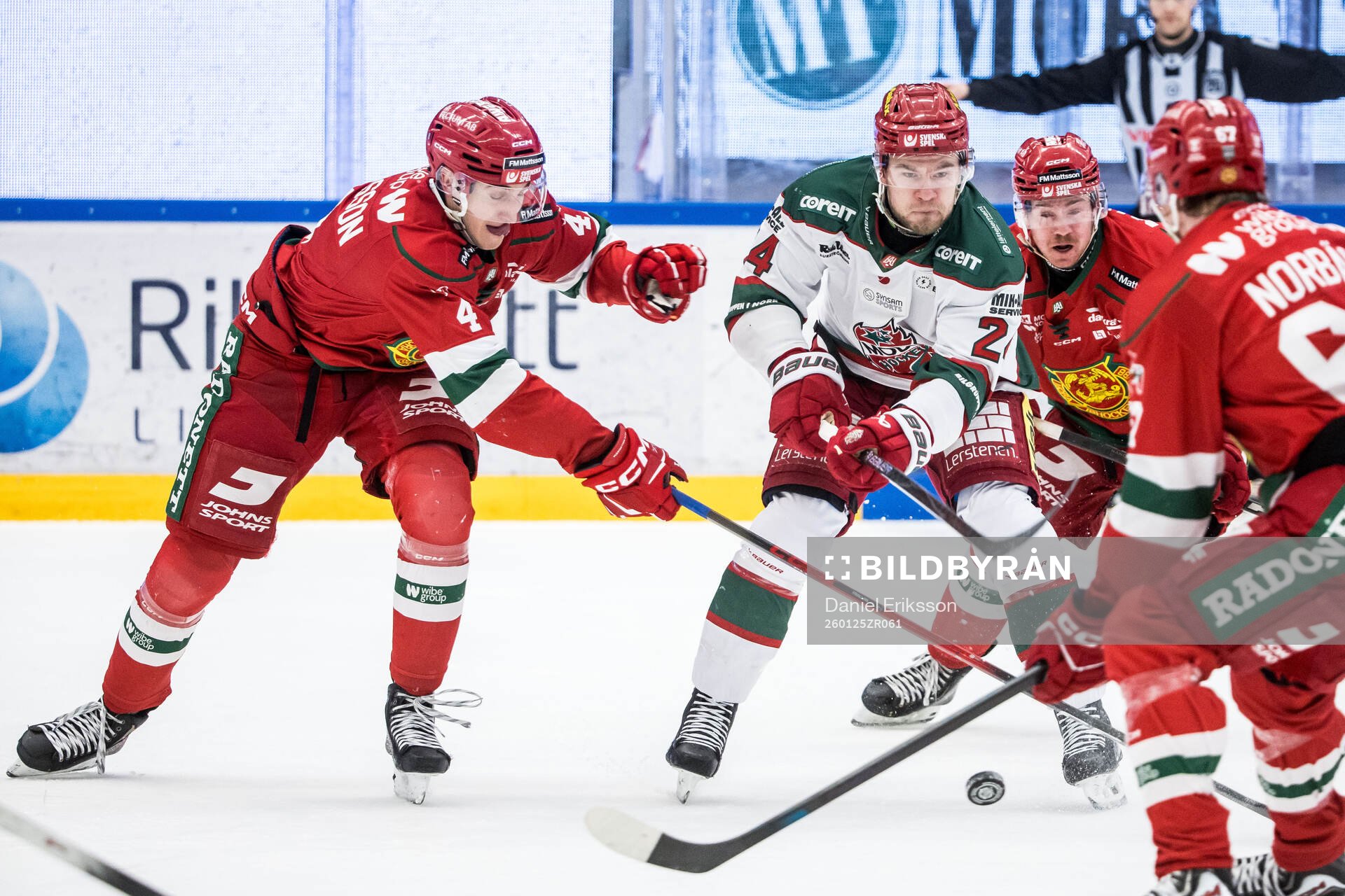 Moras Martin Fransson och Modos Kyle Topping