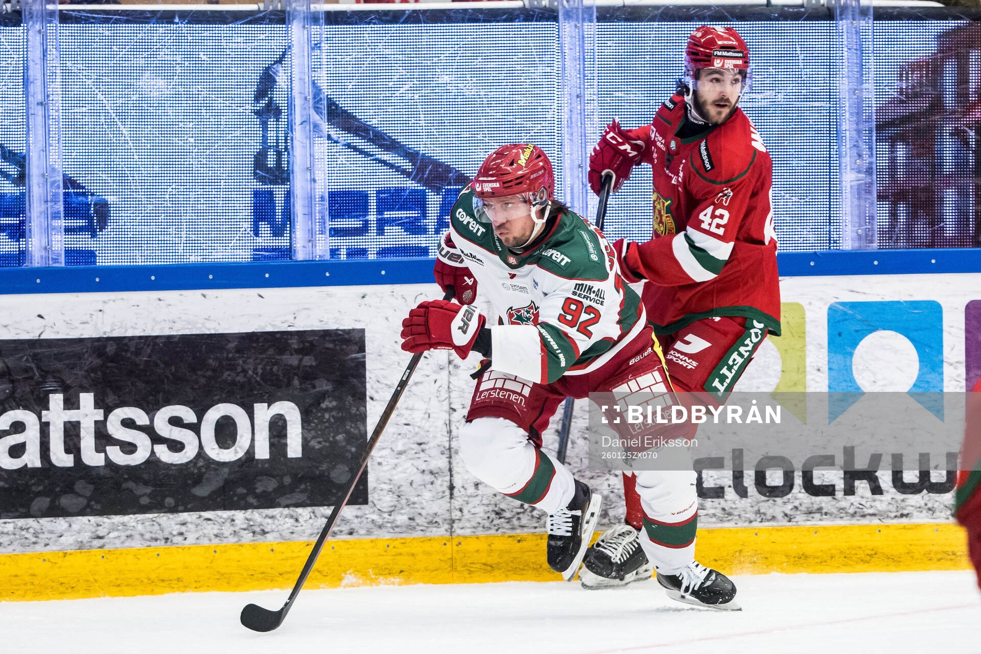 Modos Jesper Olofsson och Moras Brayden Tracey