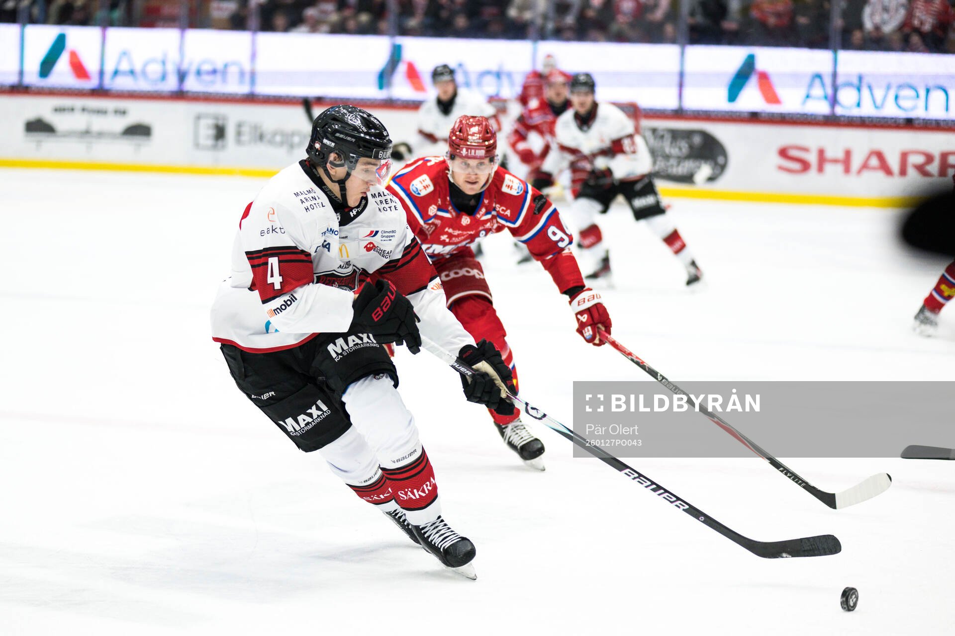Malmö Redhawks Martin Schreiber och Timrås Sebastian