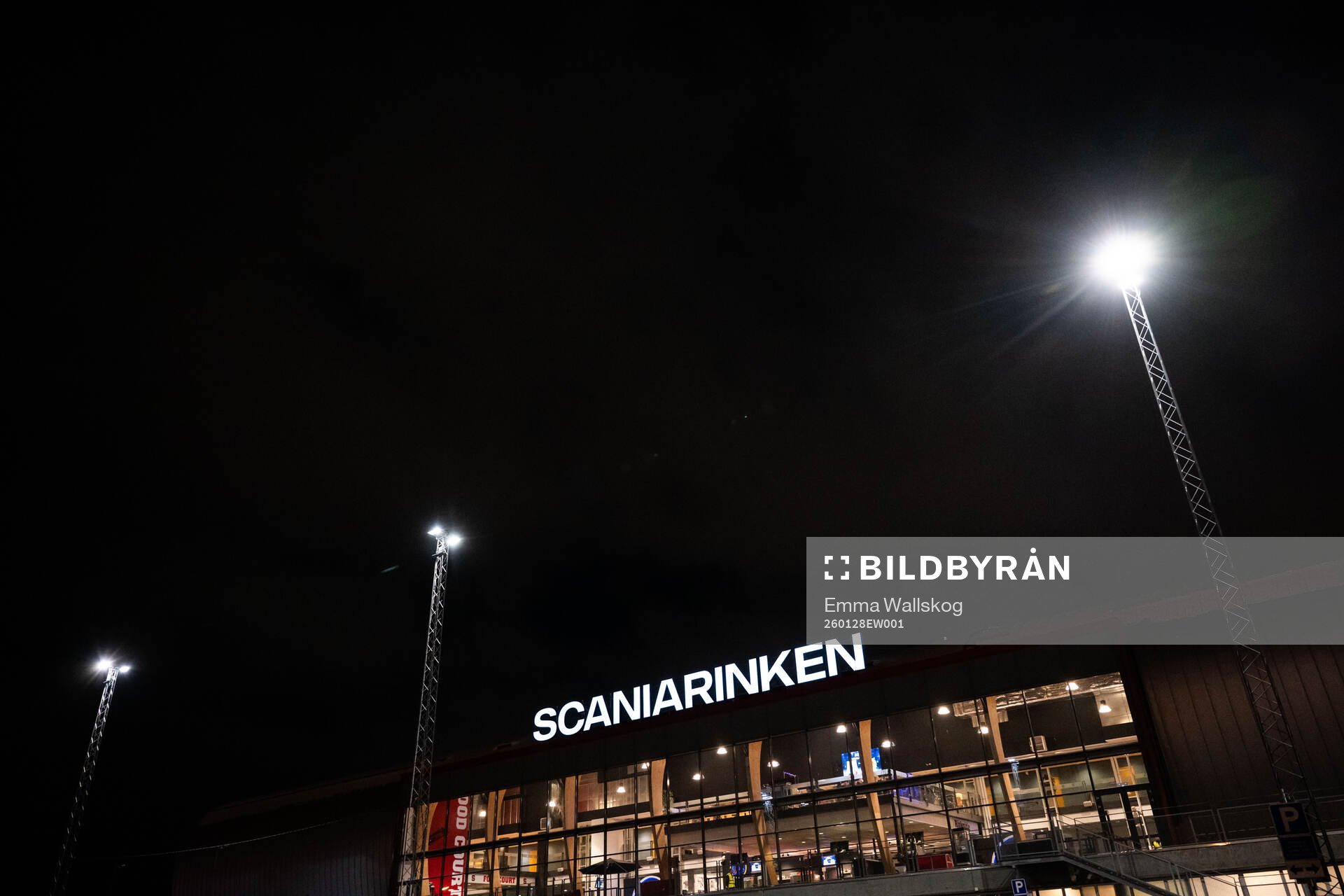 Exteriör vy av Scaniarinken