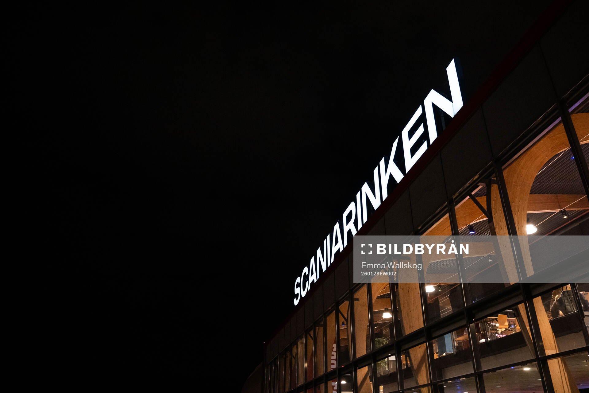 Exteriör vy av Scaniarinken