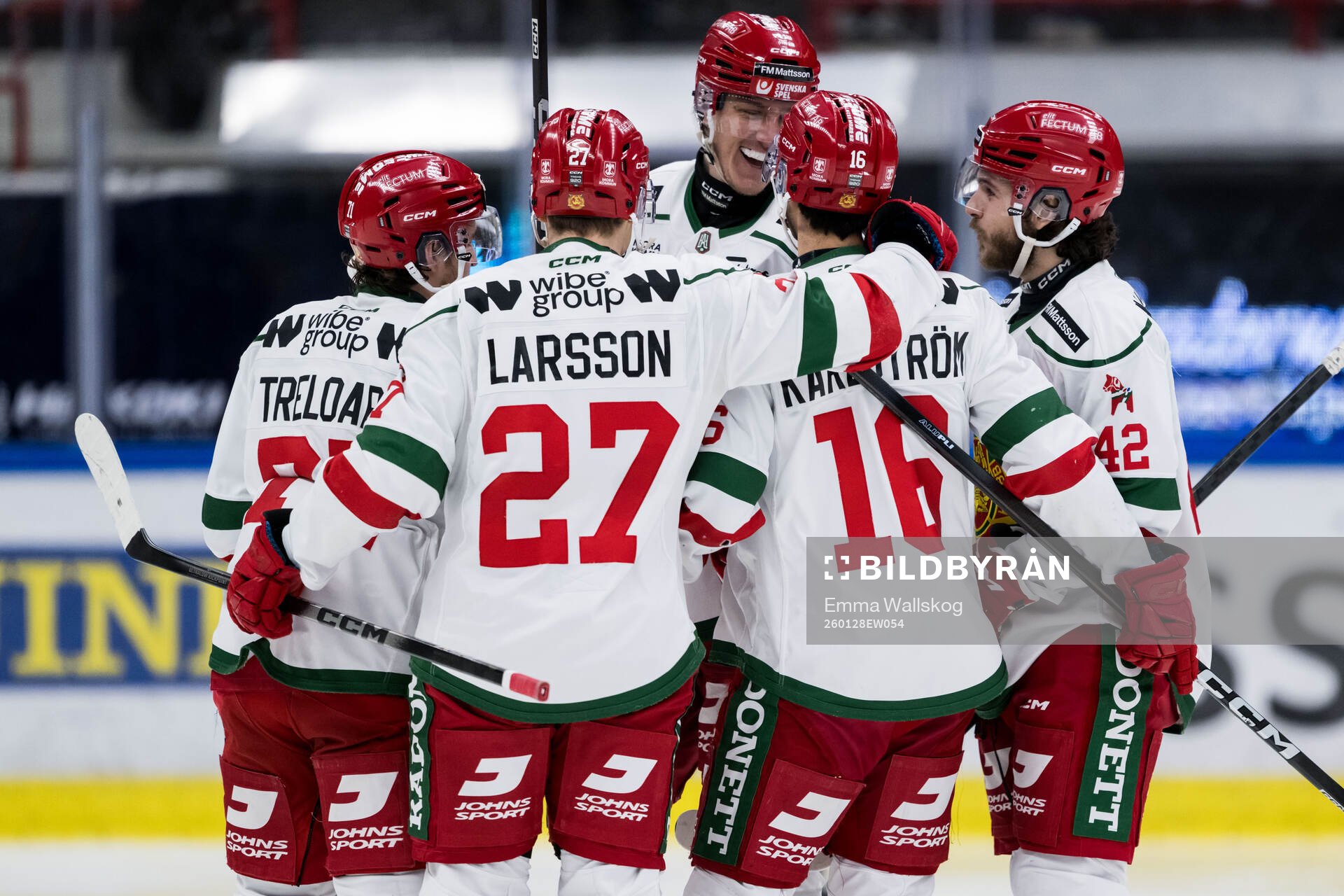 Moras Marcus Karlström jublar