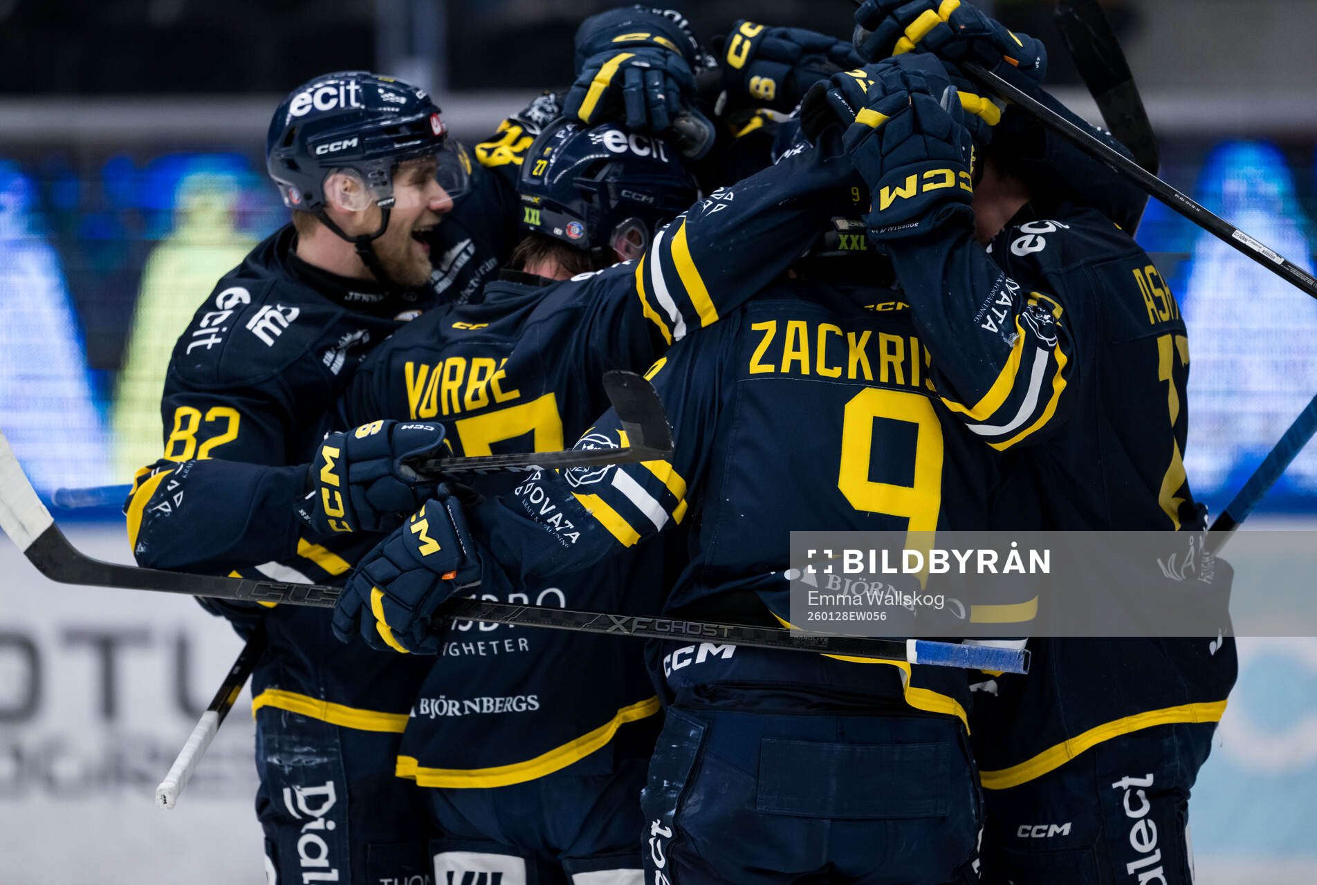 Södertäljes Viktor Liljegren jublar