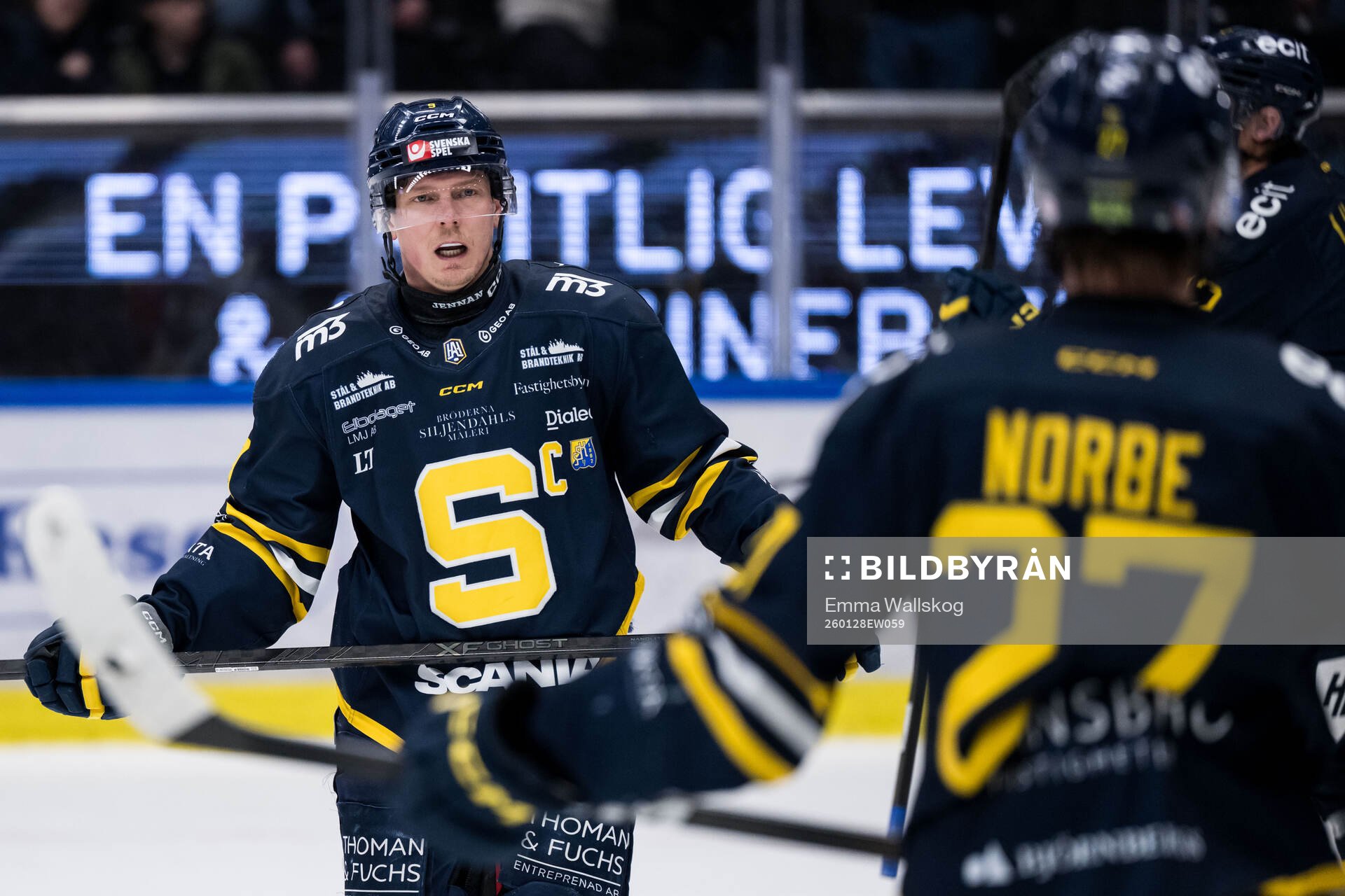 Södertäljes Patrik Zackrisson och Daniel Norbe
