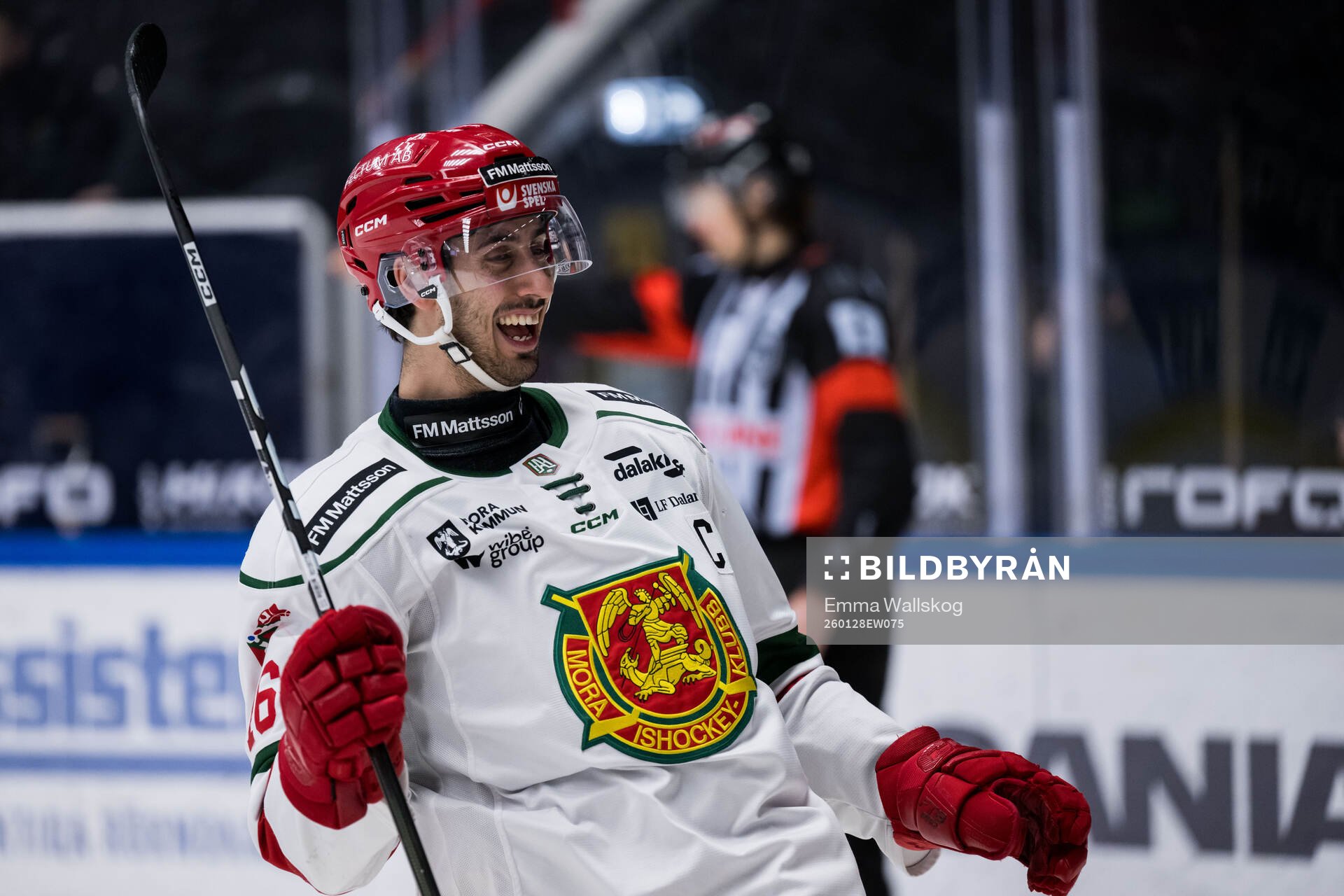 Moras Marcus Karlström jublar