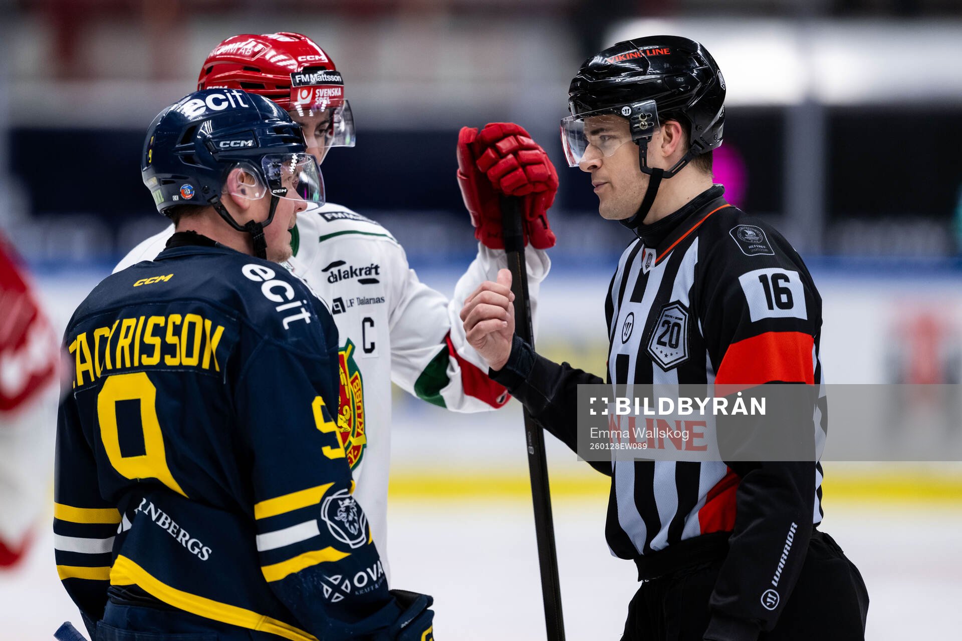 Södertäljes Patrik Zackrisson, Moras Marcus Karlström