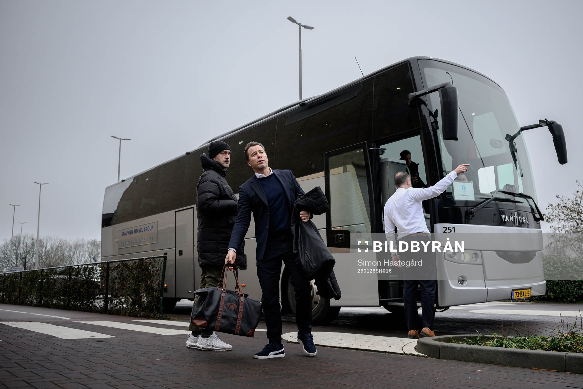 Head of football Daniel Andersson of Malmö FF arrives at