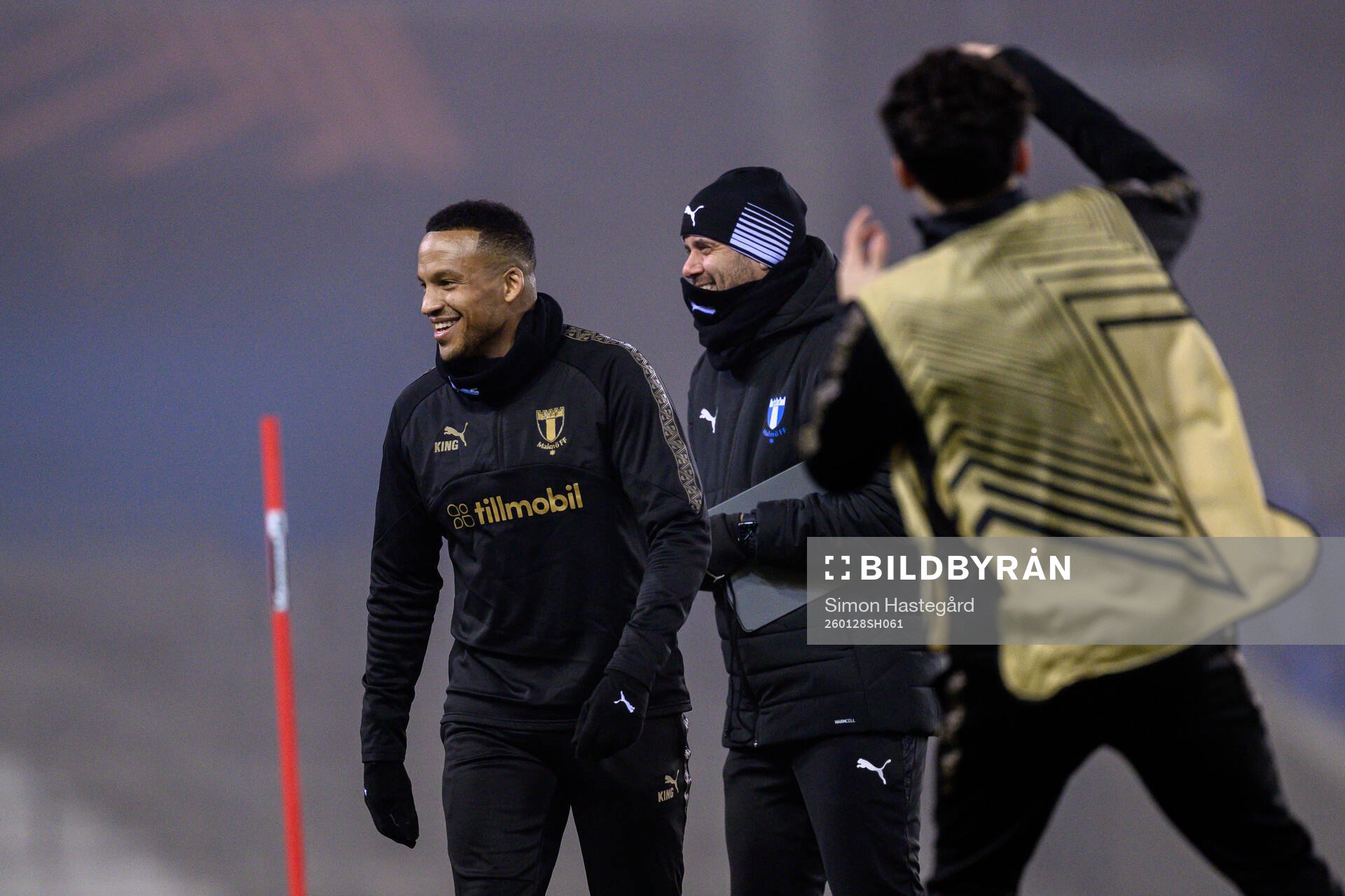 Martin Olsson and Head coach Miguel Angel Ramirez