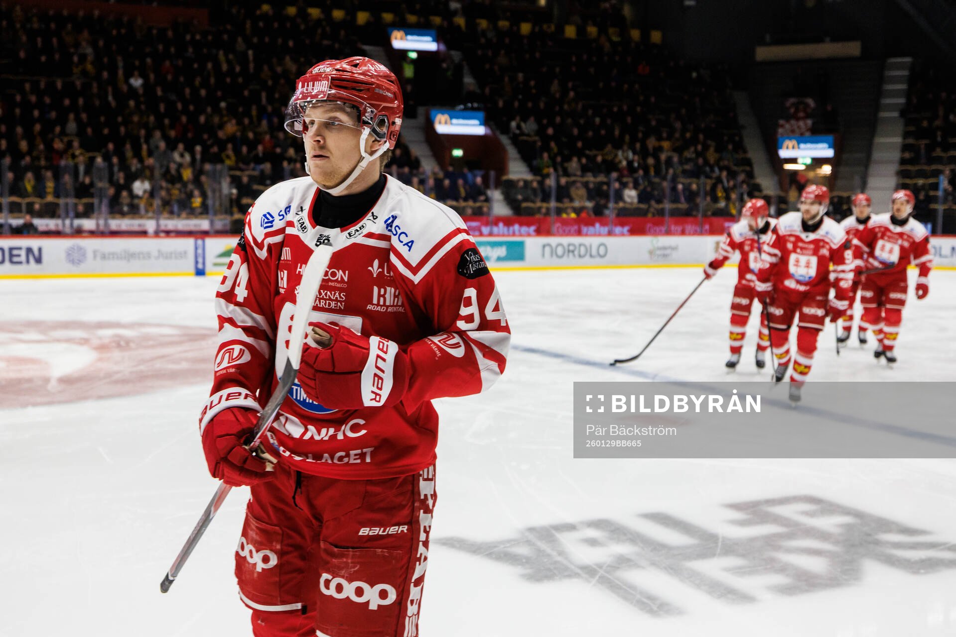 Timrås Sebastian Hartmann jublar