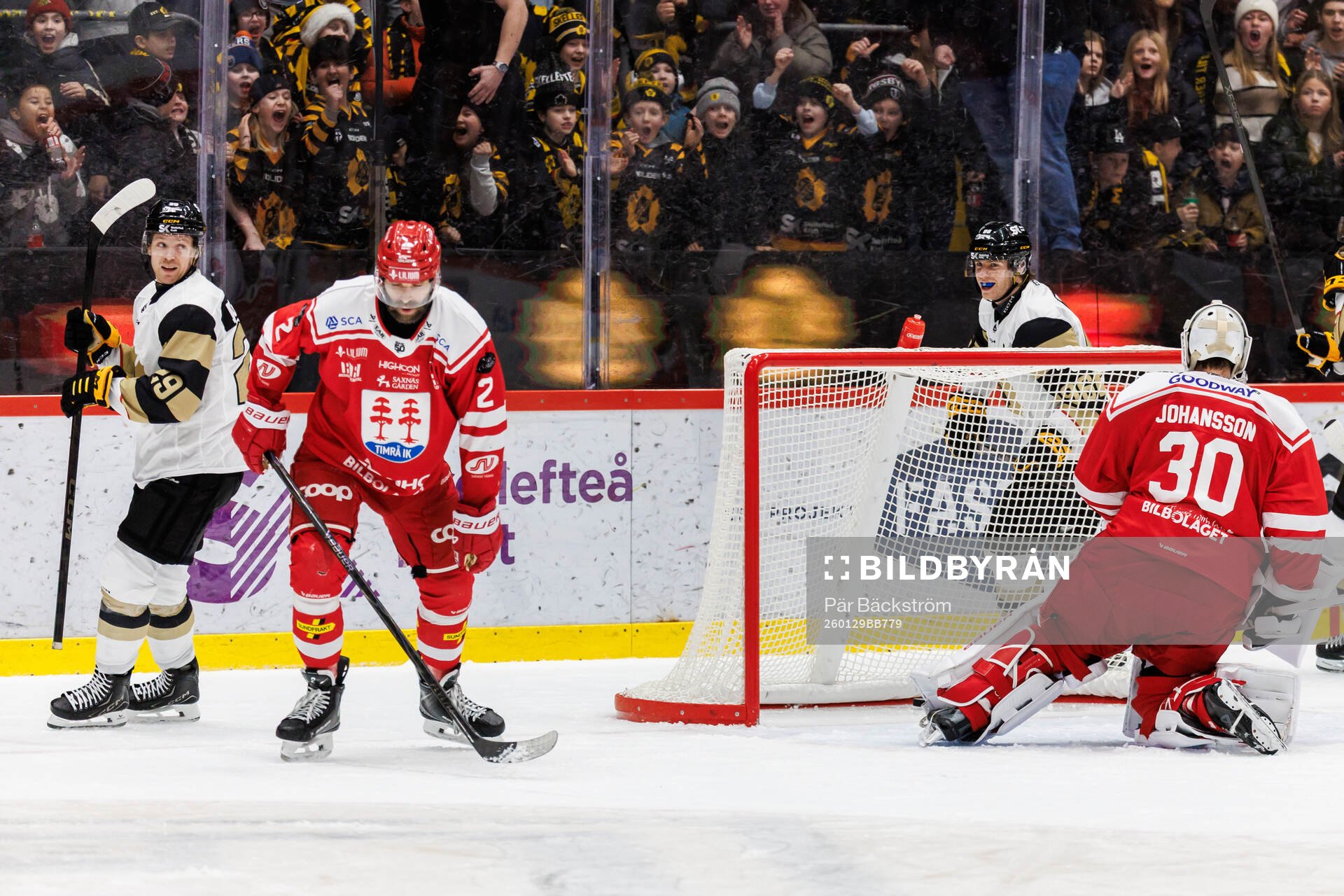 Skellefteås Mikkel Aagaard jublar