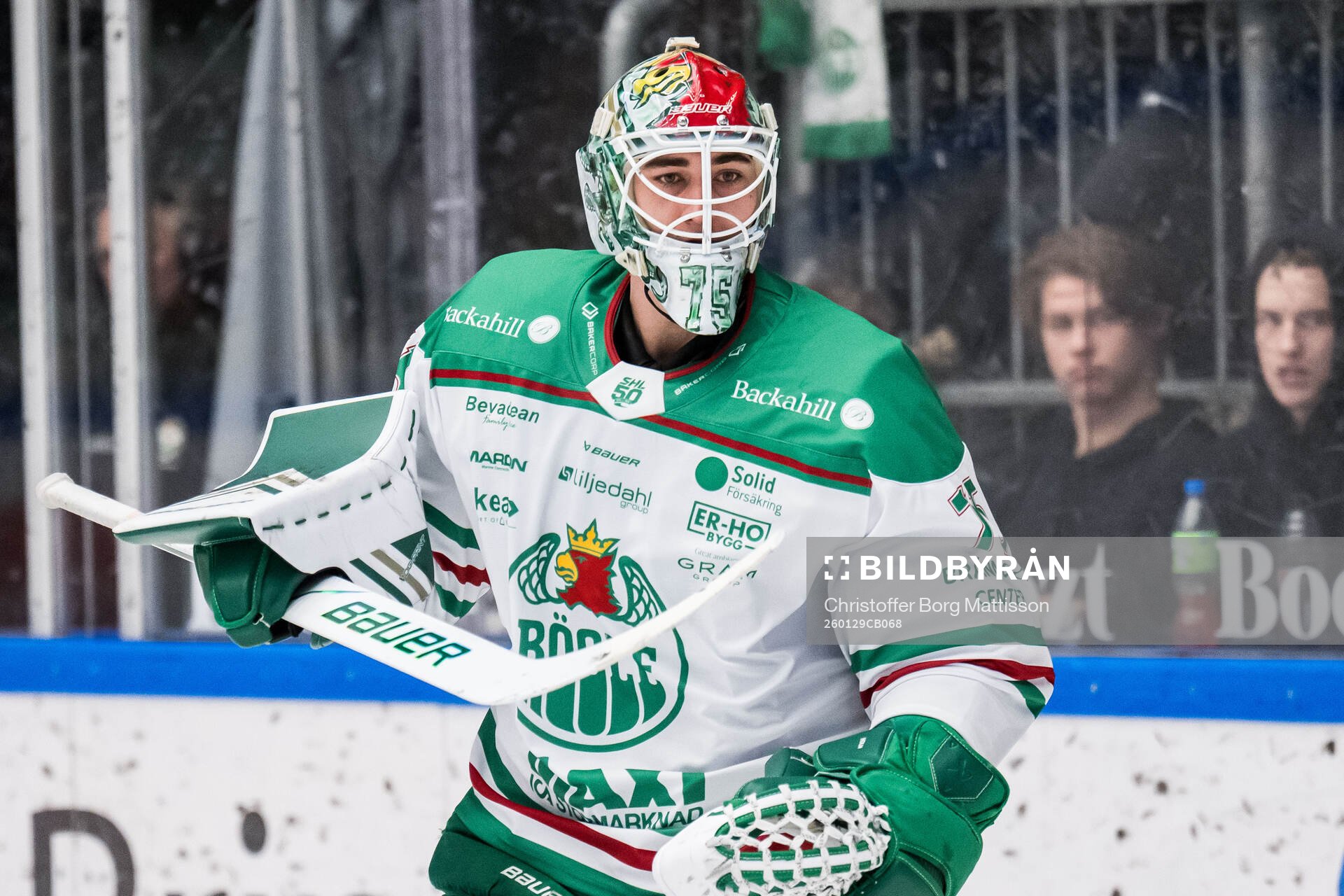 Rögles målvakt Arvid Holm