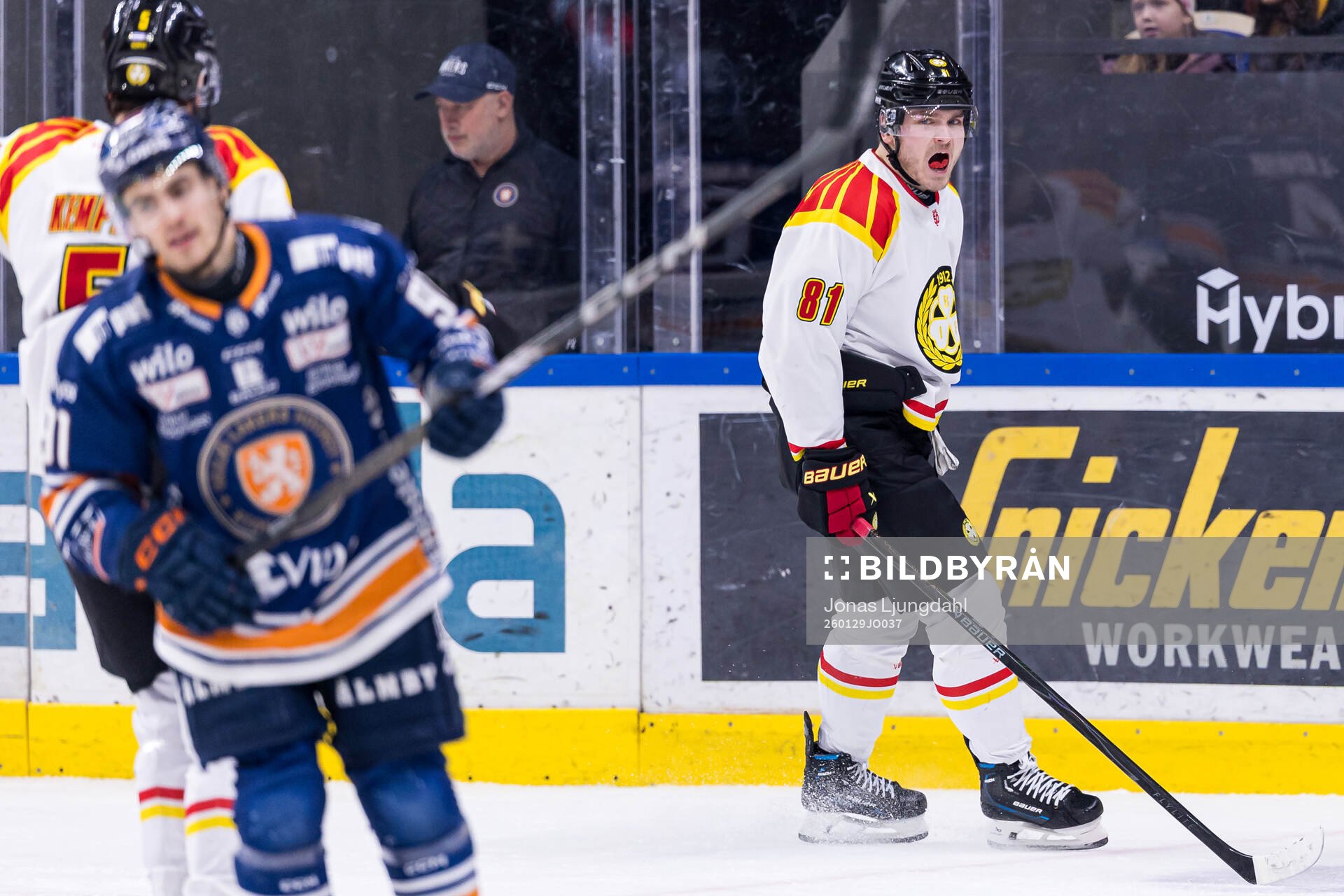 Brynäs Kieffer Bellows jublar