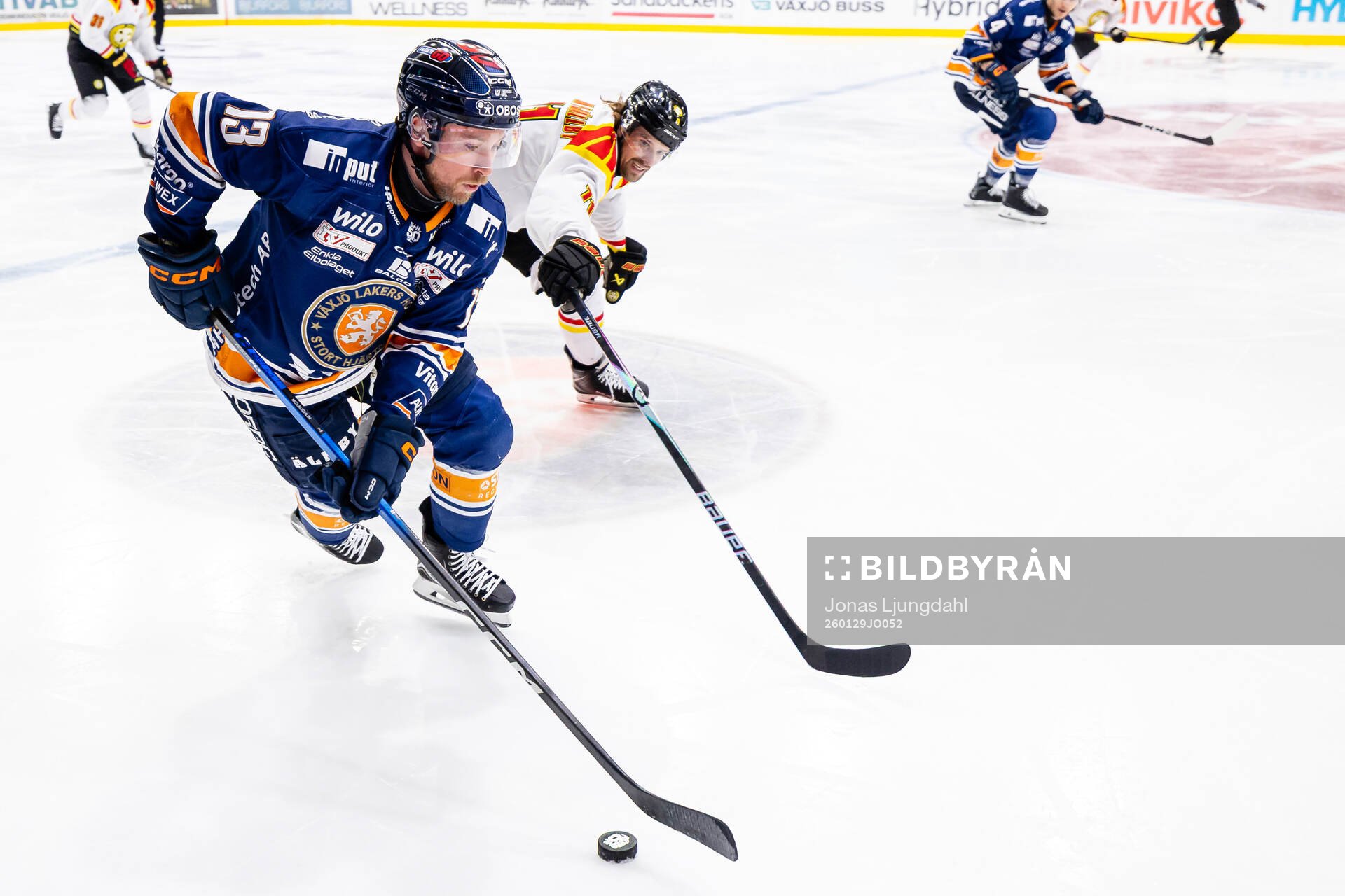 Växjös Dylan Mclaughlin och Brynäs Axel Jonsson-Fjällby