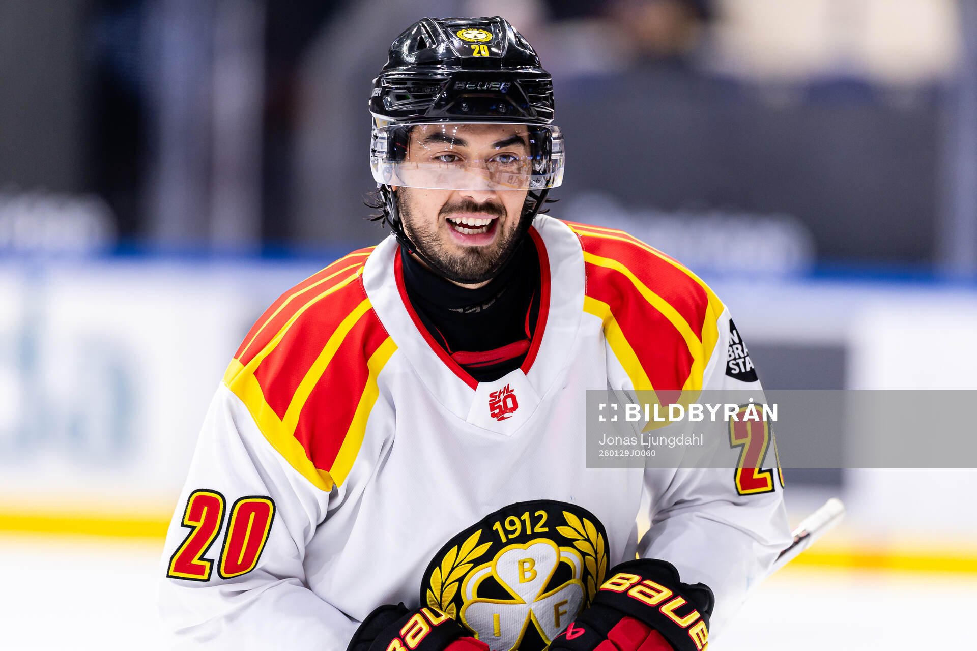 Brynäs Tyler Vesel jublar