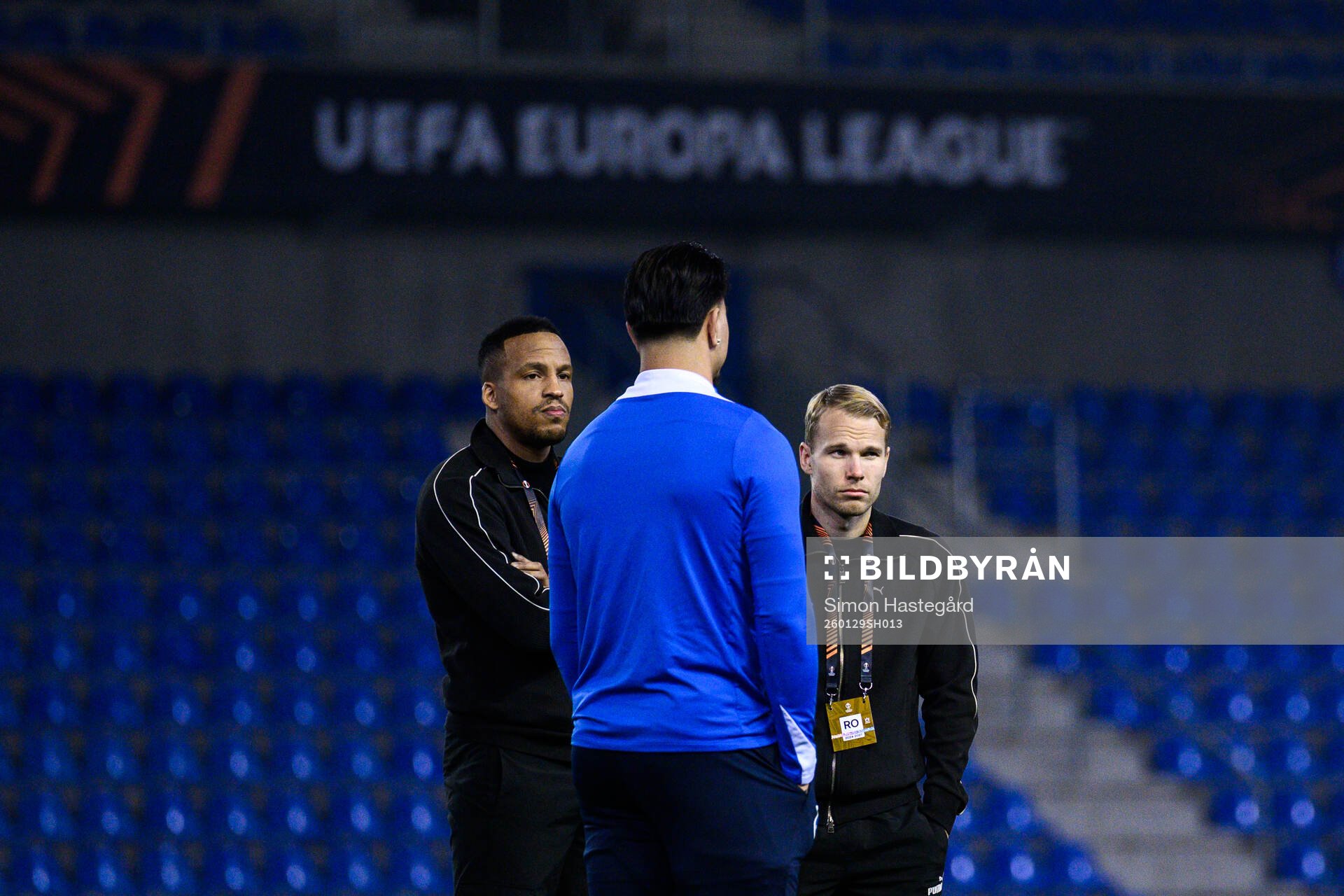 Martin Olsson and Oscar Lewicki of Malmö FF with Jusef