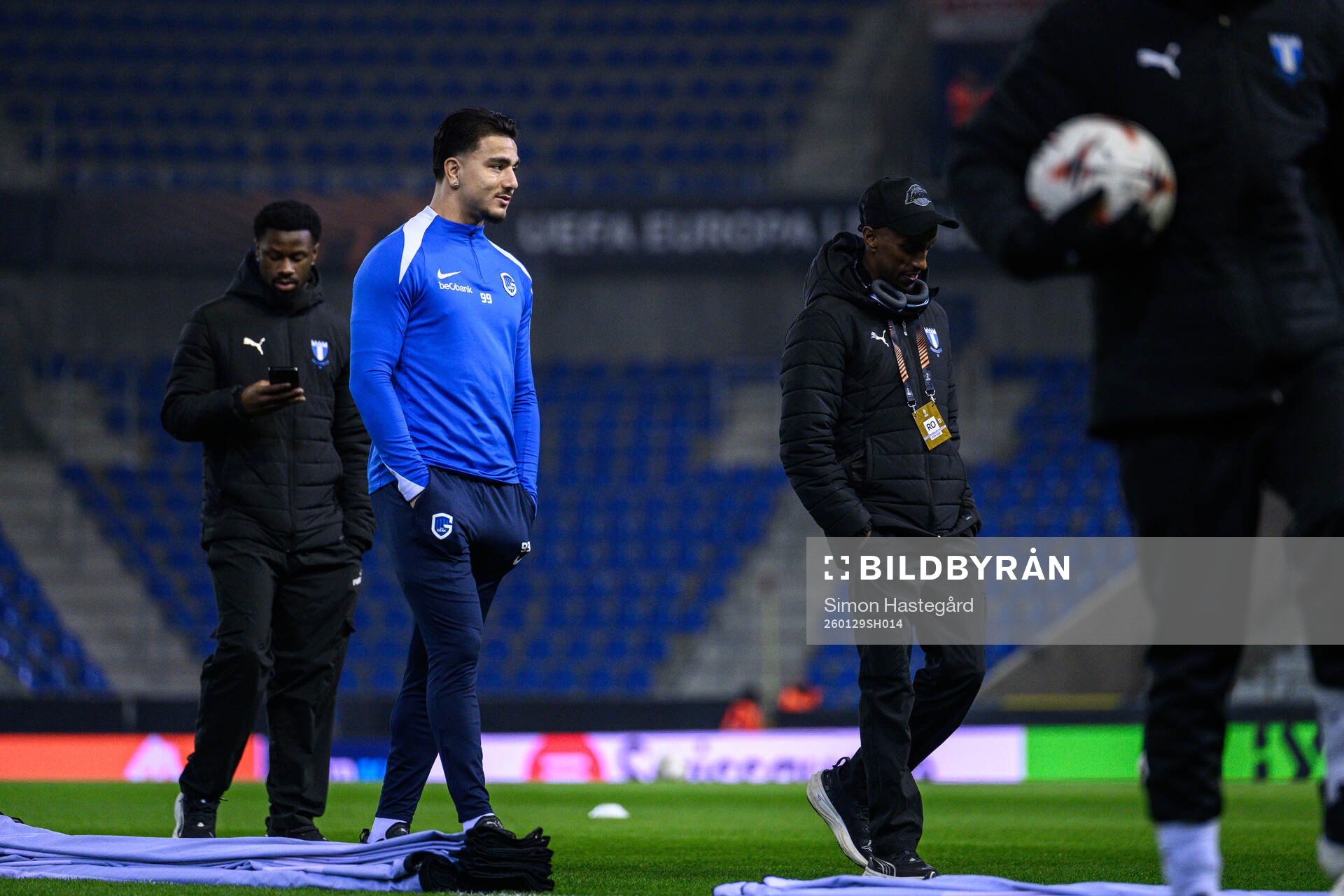 Jusef Erabi of KRC Genk and Taha Ali of Malmö FF