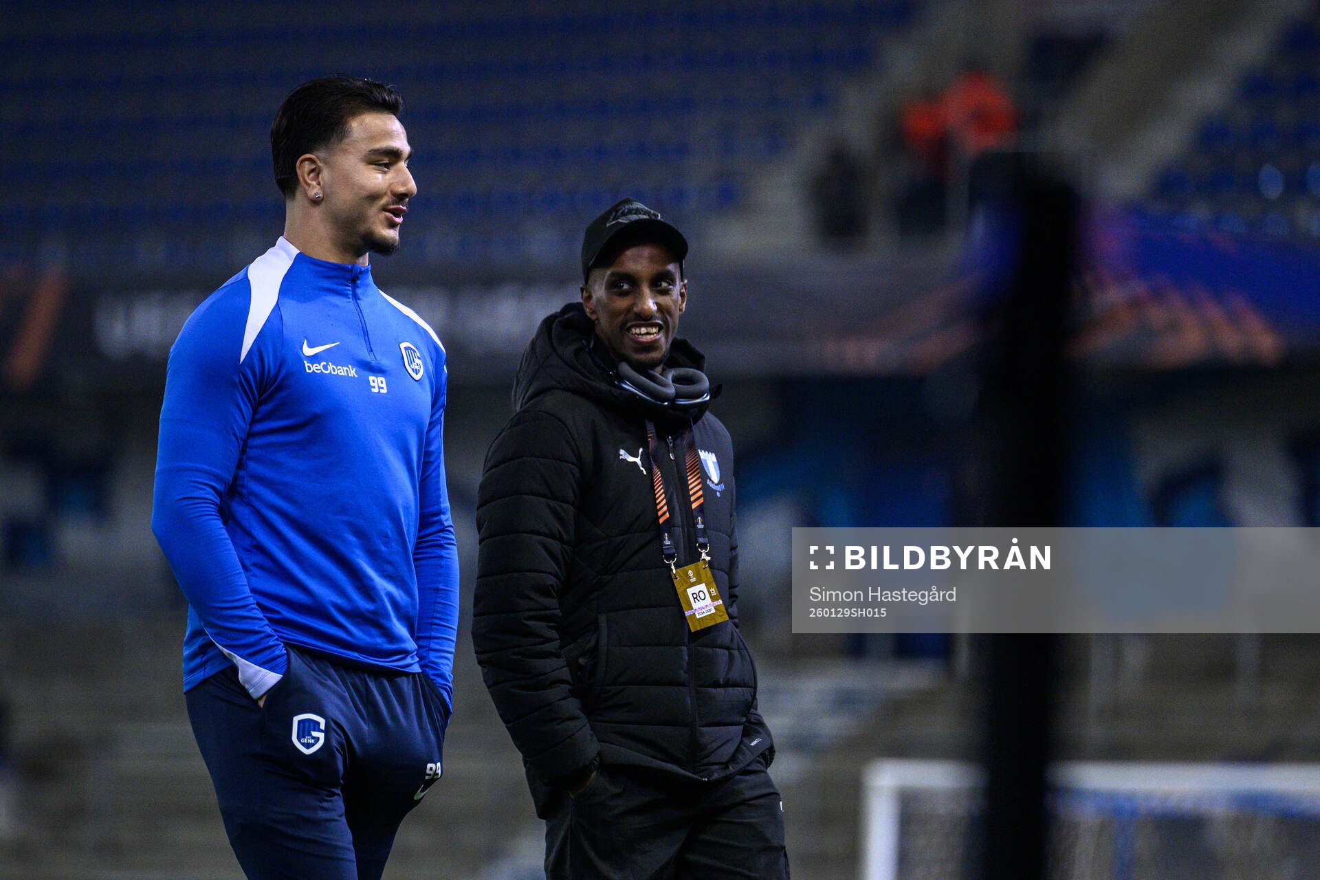 Jusef Erabi of KRC Genk and Taha Ali of Malmö FF