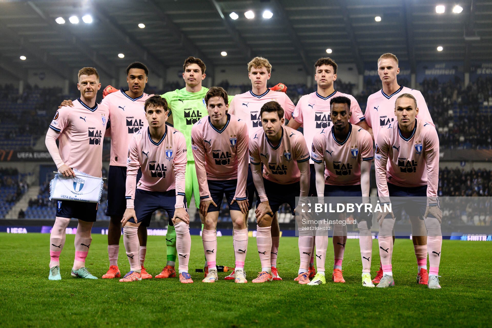 The starting eleven of Malmö FF