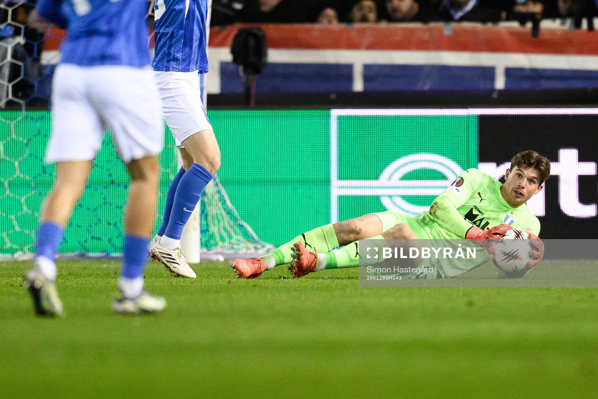 Goalkeeper Melker Ellborg of Malmö FF