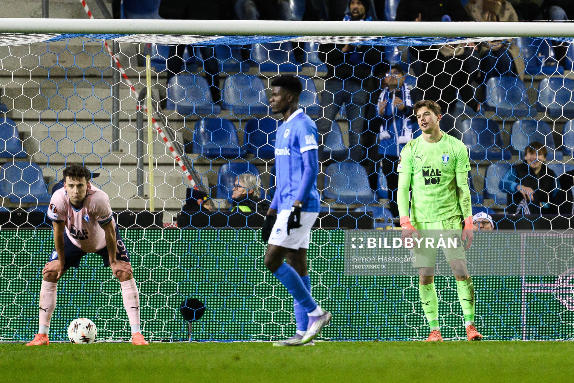 Goalkeeper Melker Ellborg of Malmö FF looks dejected