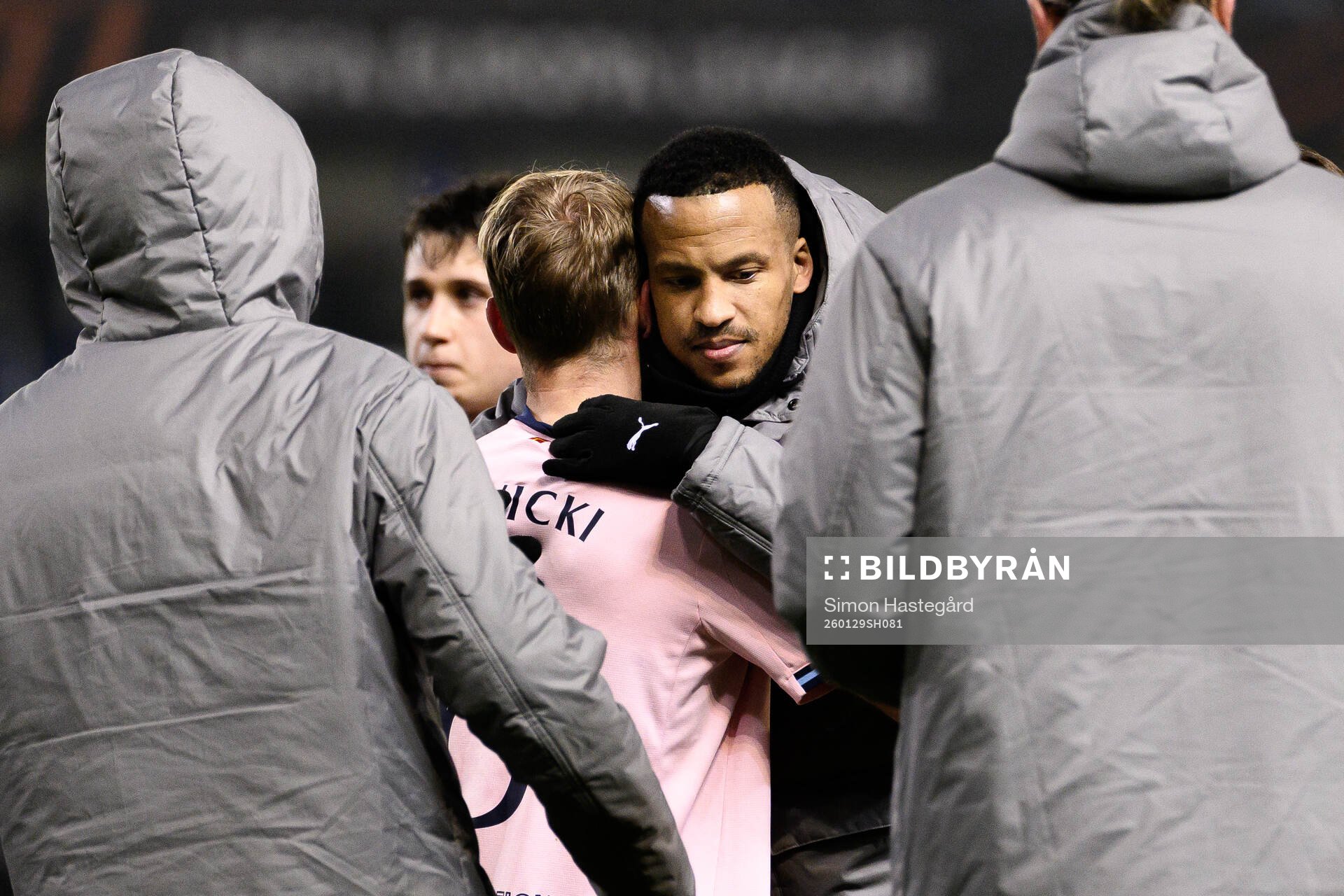 Oscar Lewicki and Martin Olsson of Malmö FF