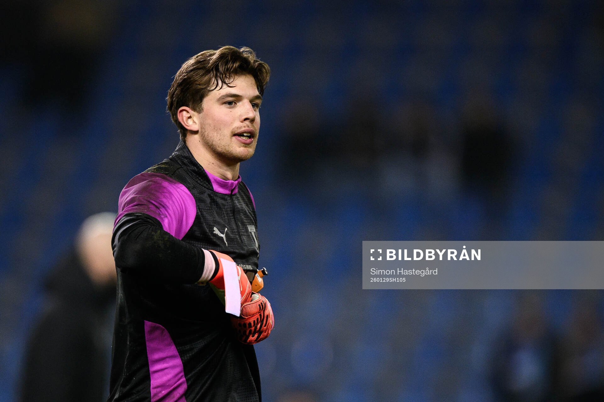 Goalkeeper Melker Ellborg of Malmö FF