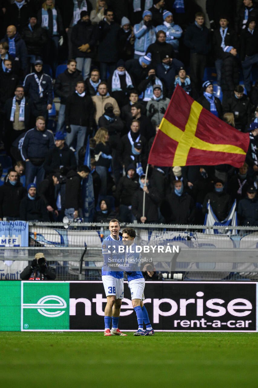 Daan Heymans and Konstantinos Karetsas of KRC Genk