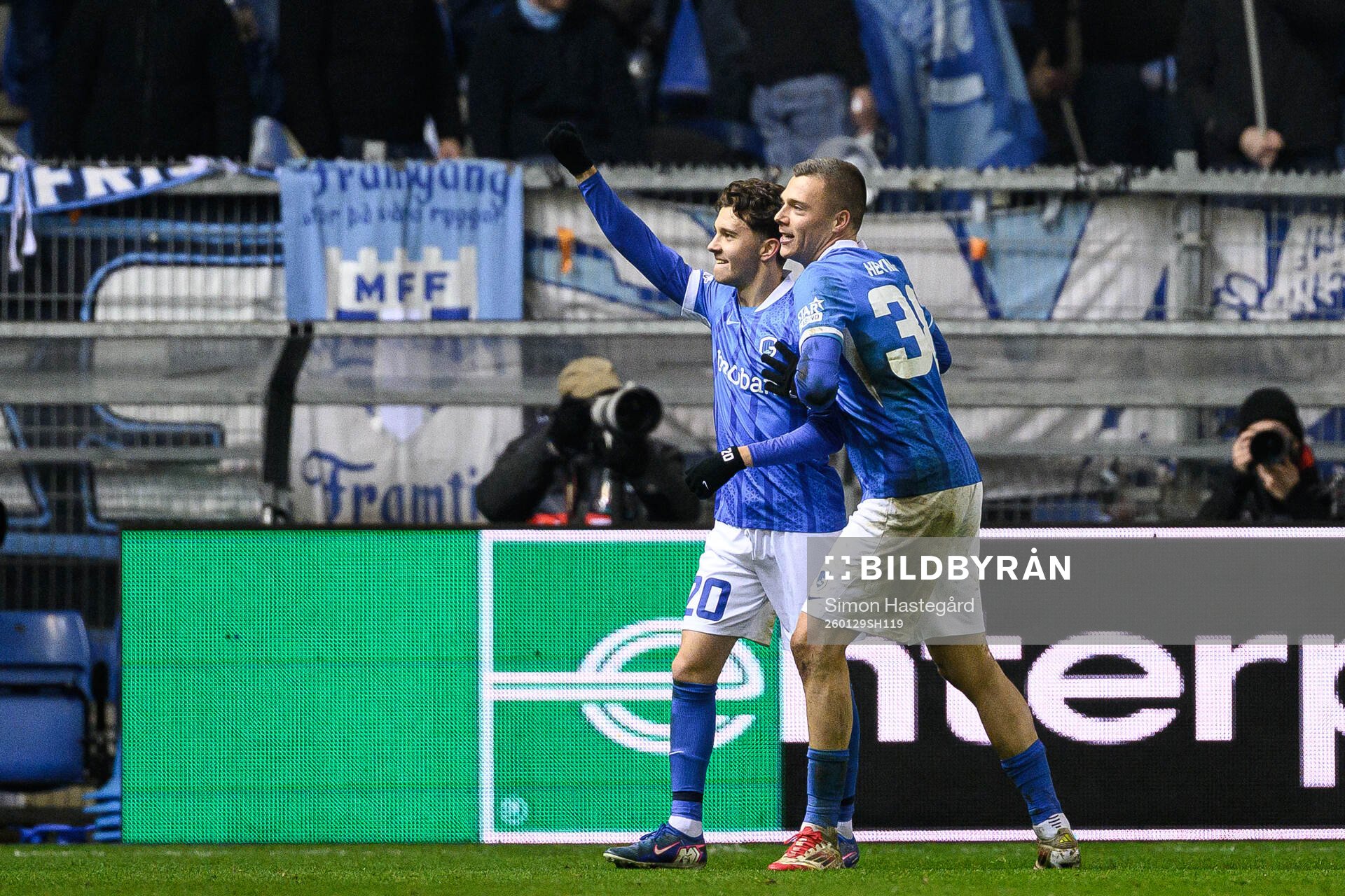 Daan Heymans and Konstantinos Karetsas of KRC Genk