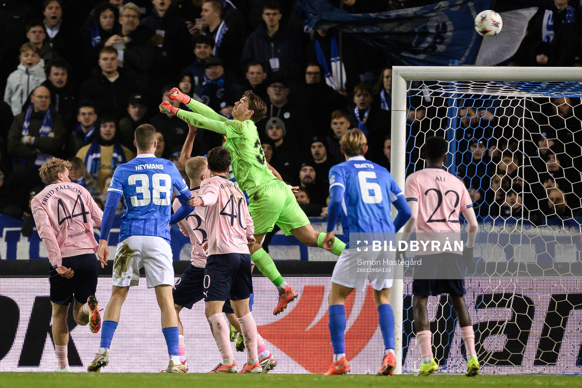 Goalkeeper Melker Ellborg of Malmö FF